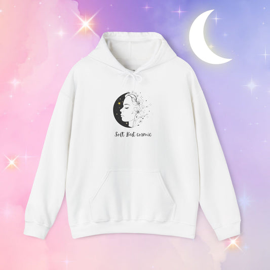 Moonlit Inspiration Unisex Heavy Blend Hoodie, Cozy Sweatshirt for Self-Care, Gift for Her, Custom Quote Apparel, Winter Fashion