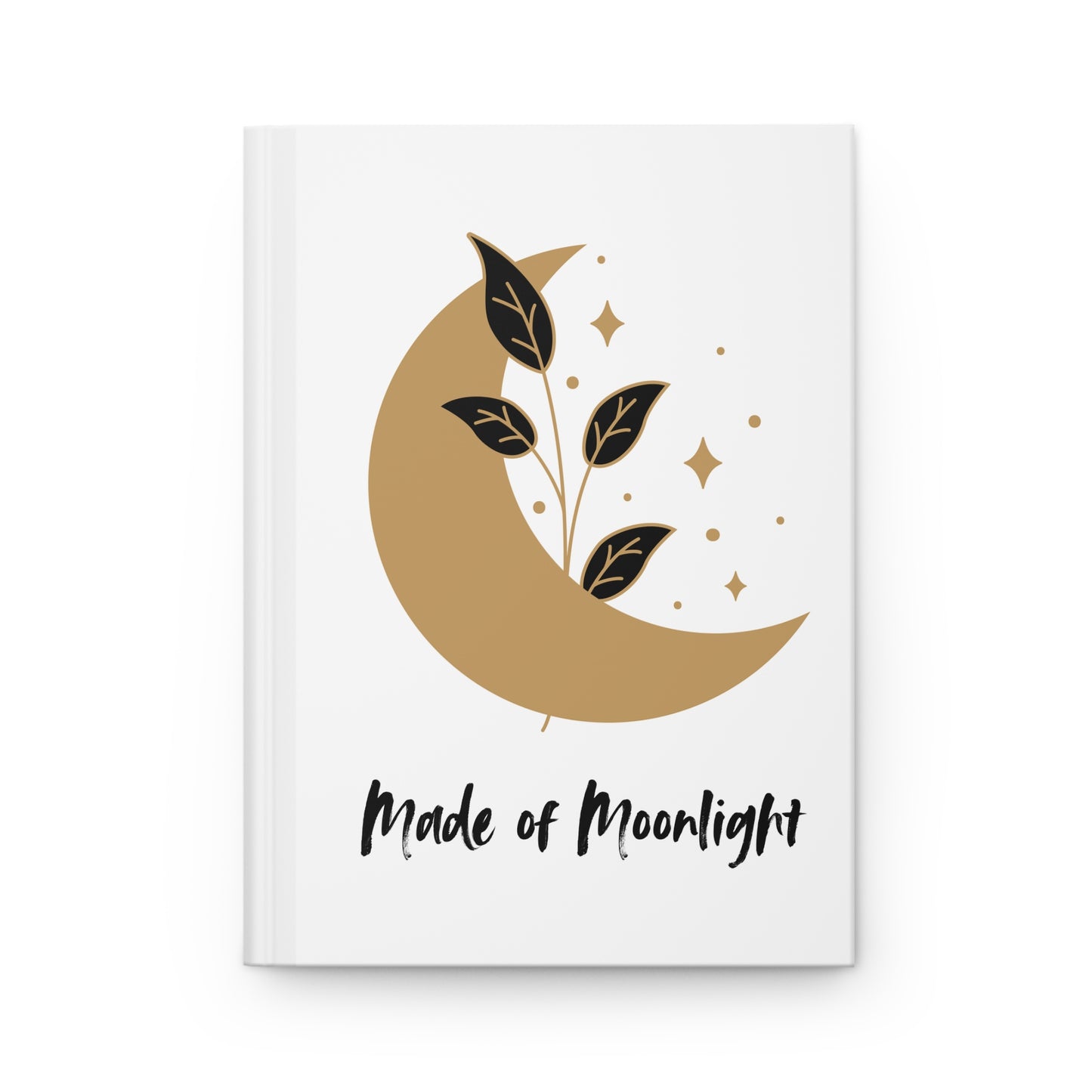 Moonlight Hardcover Journal - Elegant Notepad for Daily Reflections, Gift for Writers, Dreamers, and Students, Journaling, Note-taking