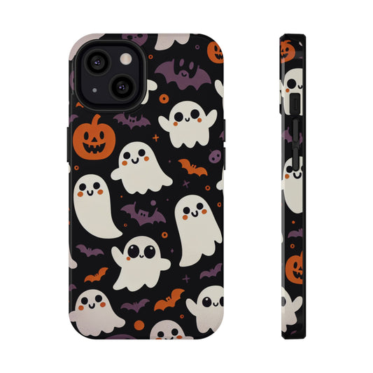 Halloween Ghost Phone Case, Cute Ghost Cases for iPhone, October Birthday Gift, Spooky Decor, Fun & Funky Cell Phone Cover