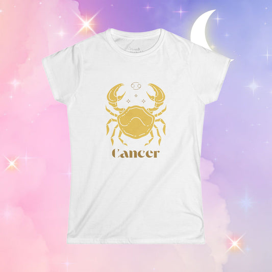 Cancer Zodiac Women's Tee | Astrological Fashion, Birthday Gift, Astrology Shirt, Horoscope Apparel, Gift for Her
