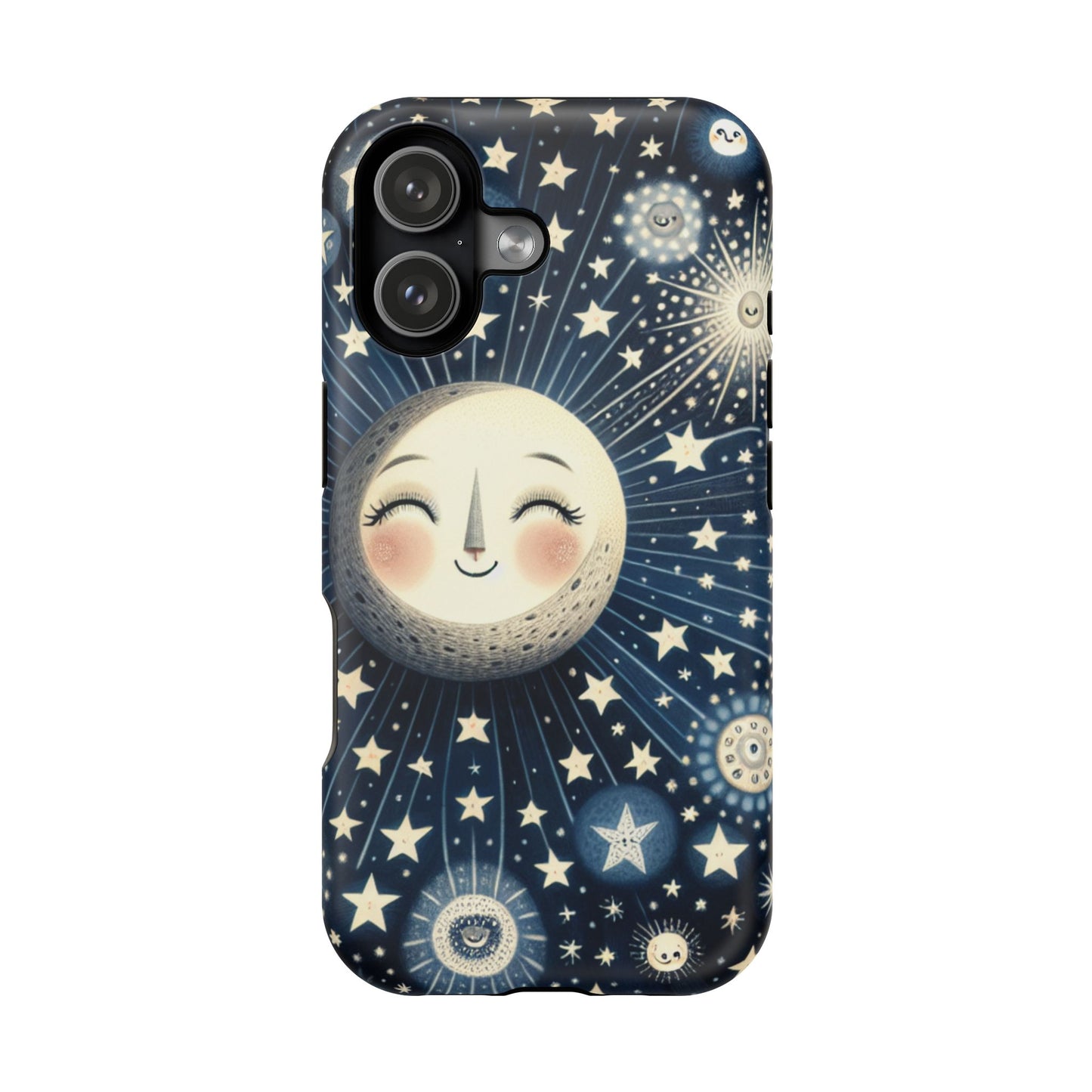 Celestial Impact-Resistant Cases, Protective Phone Cover, Moon & Stars Design, Gift for Astrology Lovers, Unique Phone Accessories, [...]