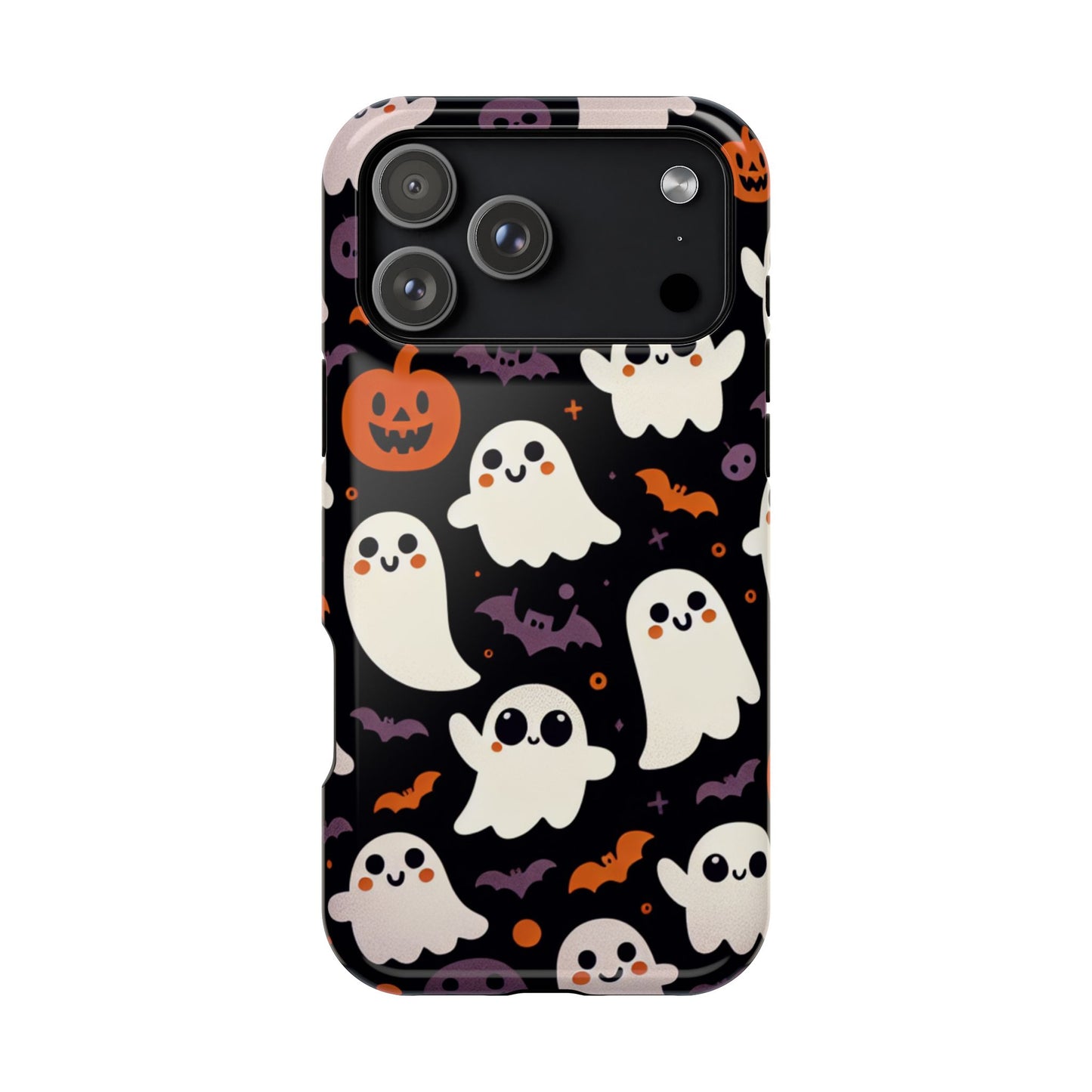 Halloween Ghost Phone Case, Cute Ghost Cases for iPhone, October Birthday Gift, Spooky Decor, Fun & Funky Cell Phone Cover