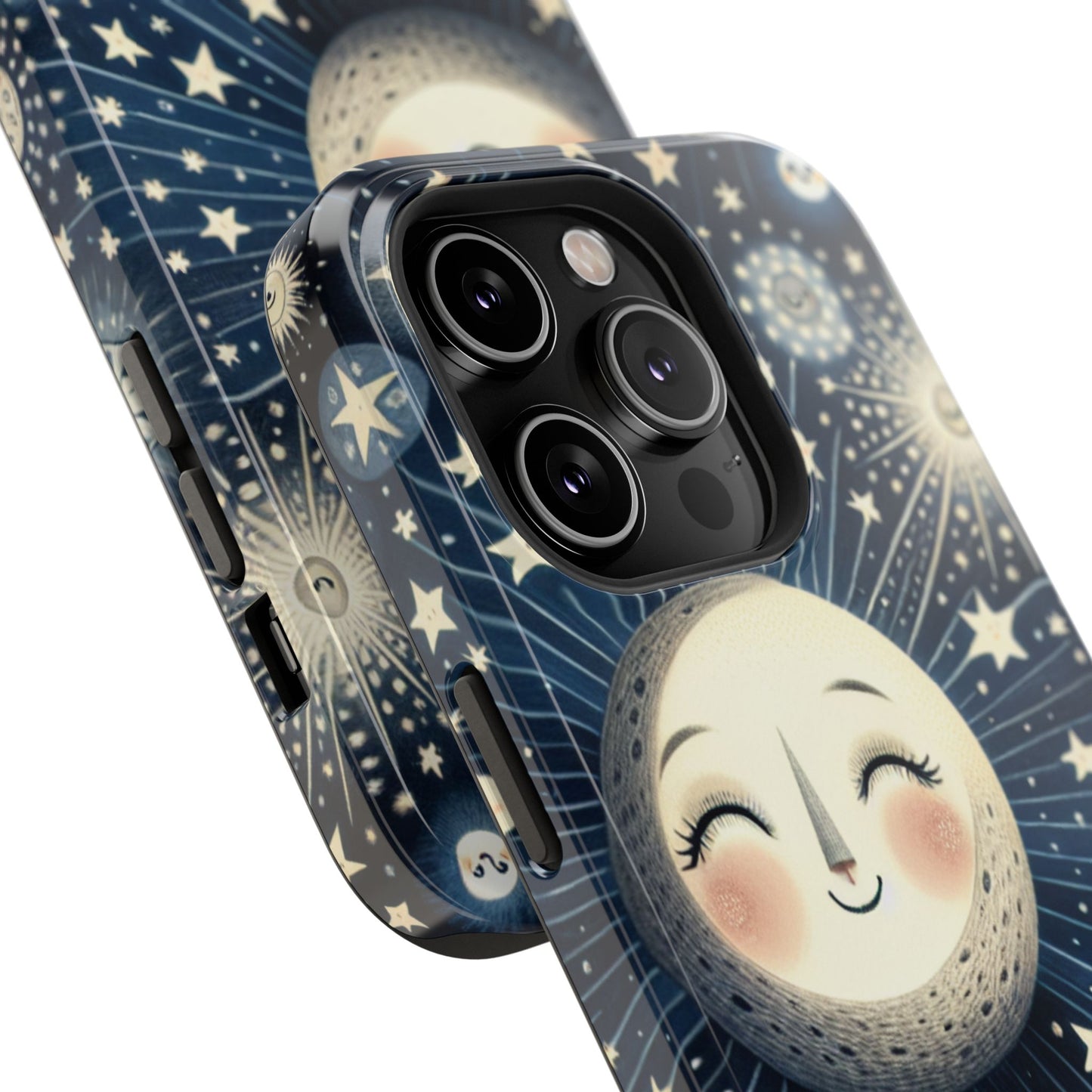 Celestial Impact-Resistant Cases, Protective Phone Cover, Moon & Stars Design, Gift for Astrology Lovers, Unique Phone Accessories, [...]