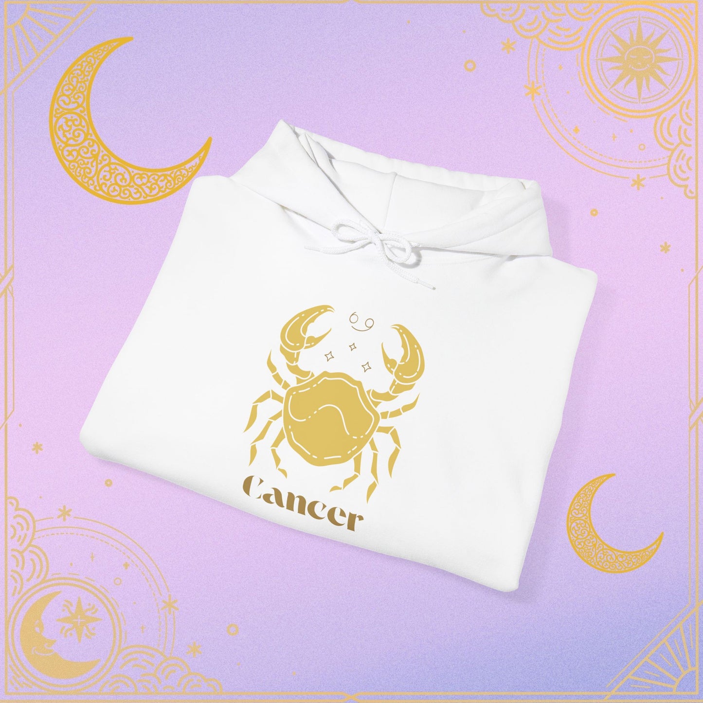 Cancer Zodiac Hoodie, Astrology Sweatshirt, Unisex Comfort Wear, Birthday Gift, Horoscope Apparel