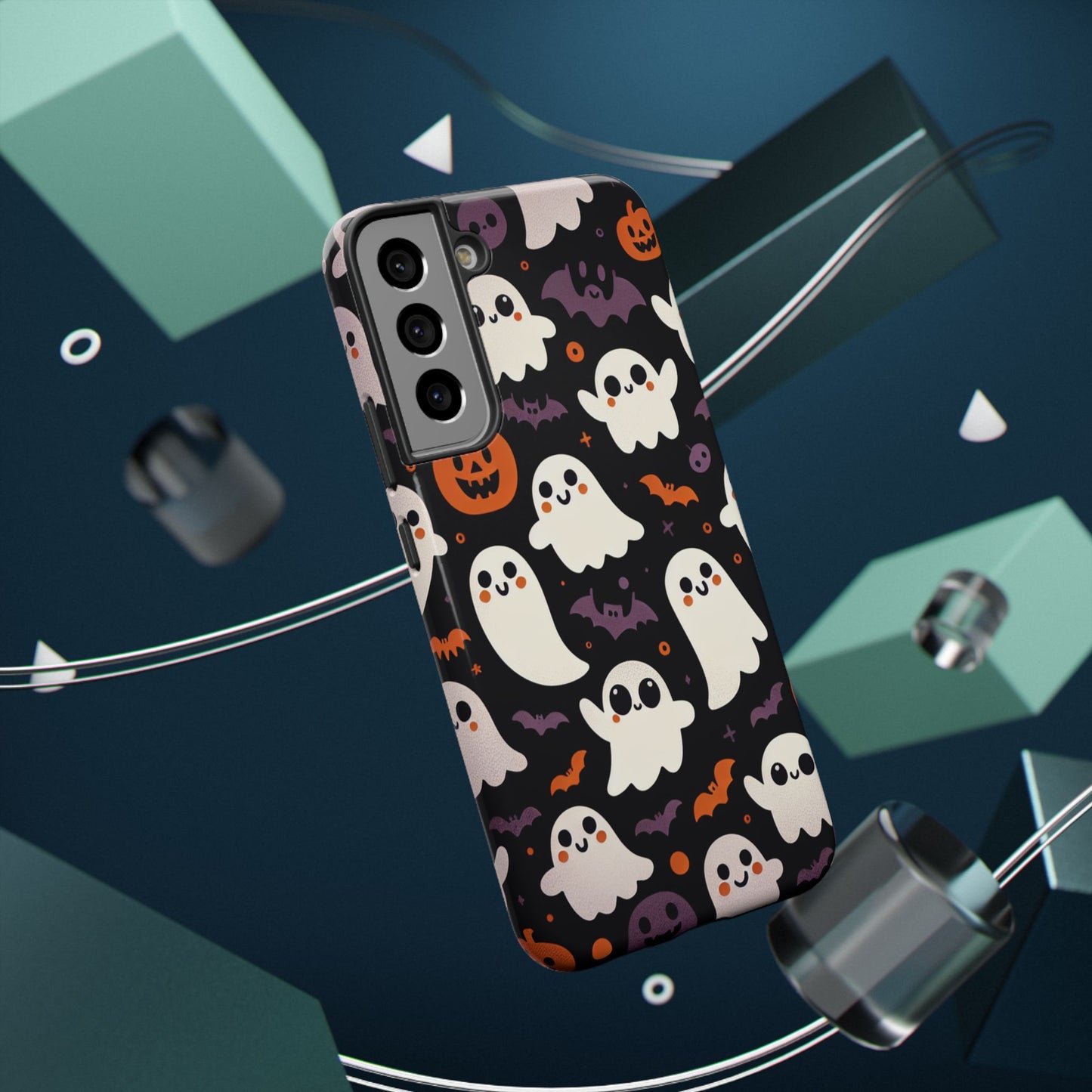 Halloween Ghost Phone Case, Cute Ghost Cases for iPhone, October Birthday Gift, Spooky Decor, Fun & Funky Cell Phone Cover