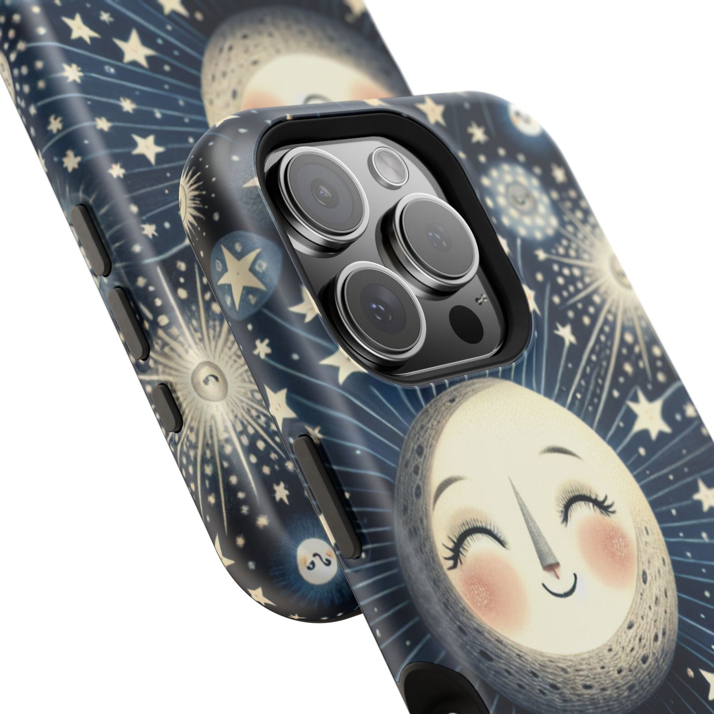 Celestial Impact-Resistant Cases, Protective Phone Cover, Moon & Stars Design, Gift for Astrology Lovers, Unique Phone Accessories, [...]