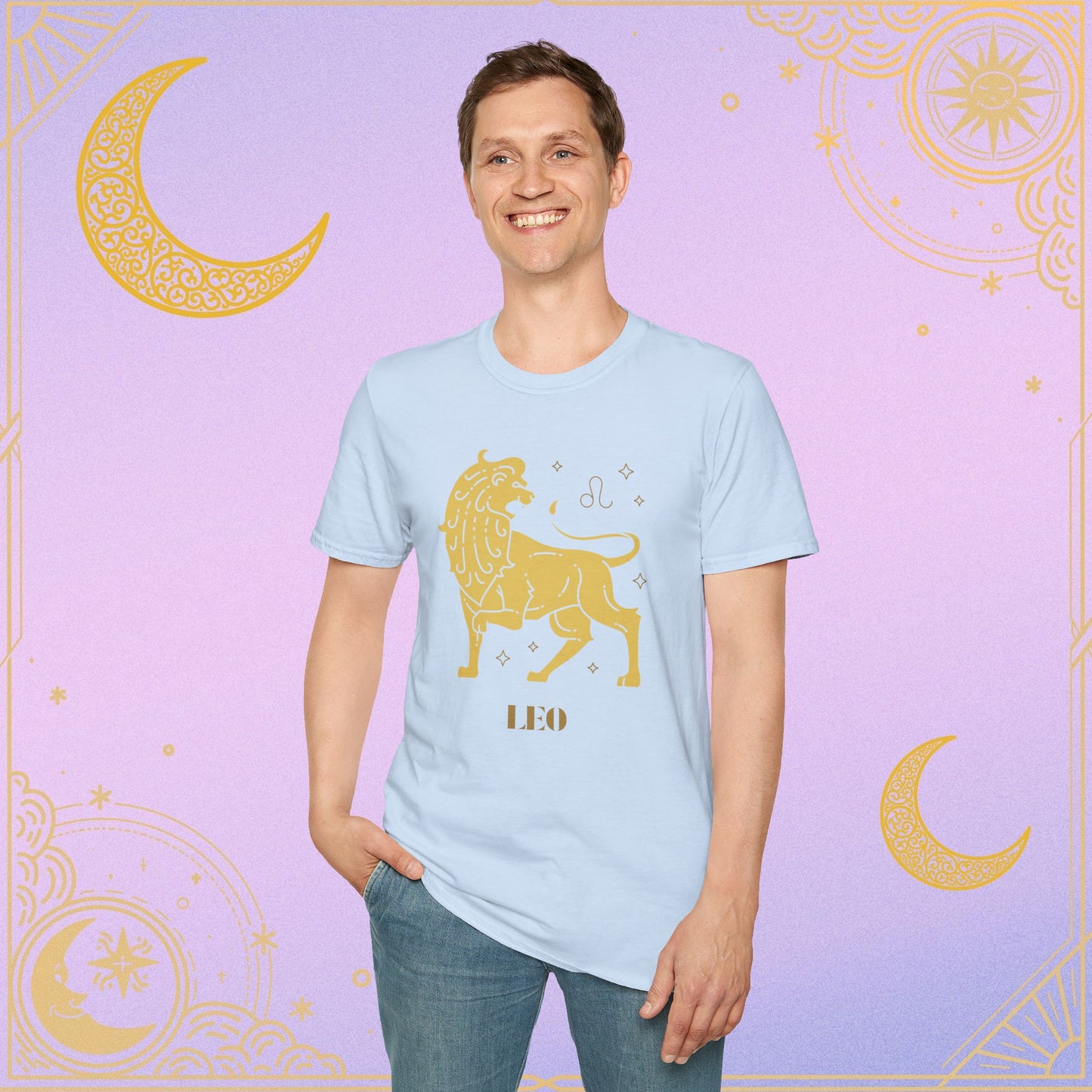 Leo Zodiac T-Shirt | Unisex Astrology Tee, Birthday Gift, July-August Celebrations, Astrology Lovers, Casual Wear, Horoscope T-shirt