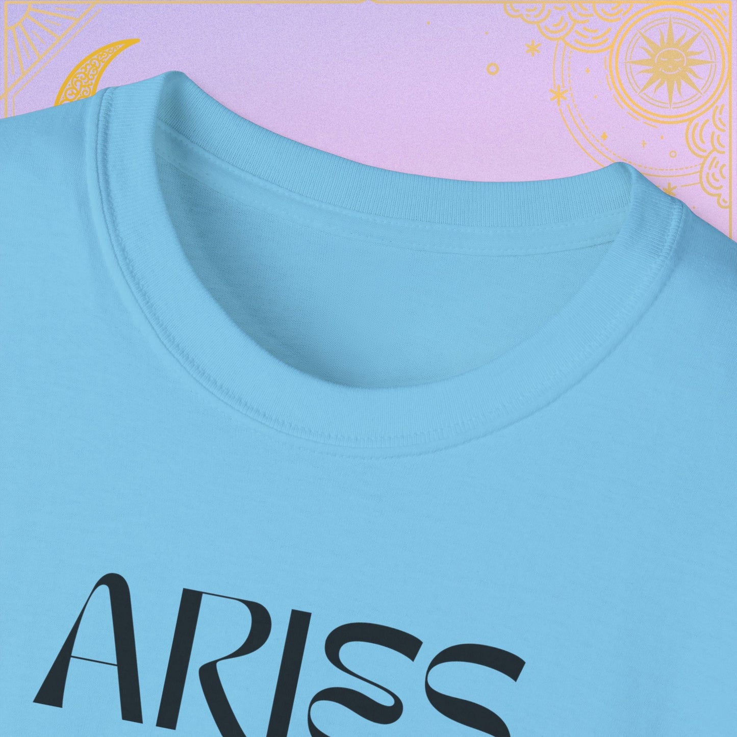Astrology Aries Tee, Unisex Cotton Shirt, Zodiac Graphic T-Shirt, Birthday Gift, Horoscope Apparel, Astrology Fashion