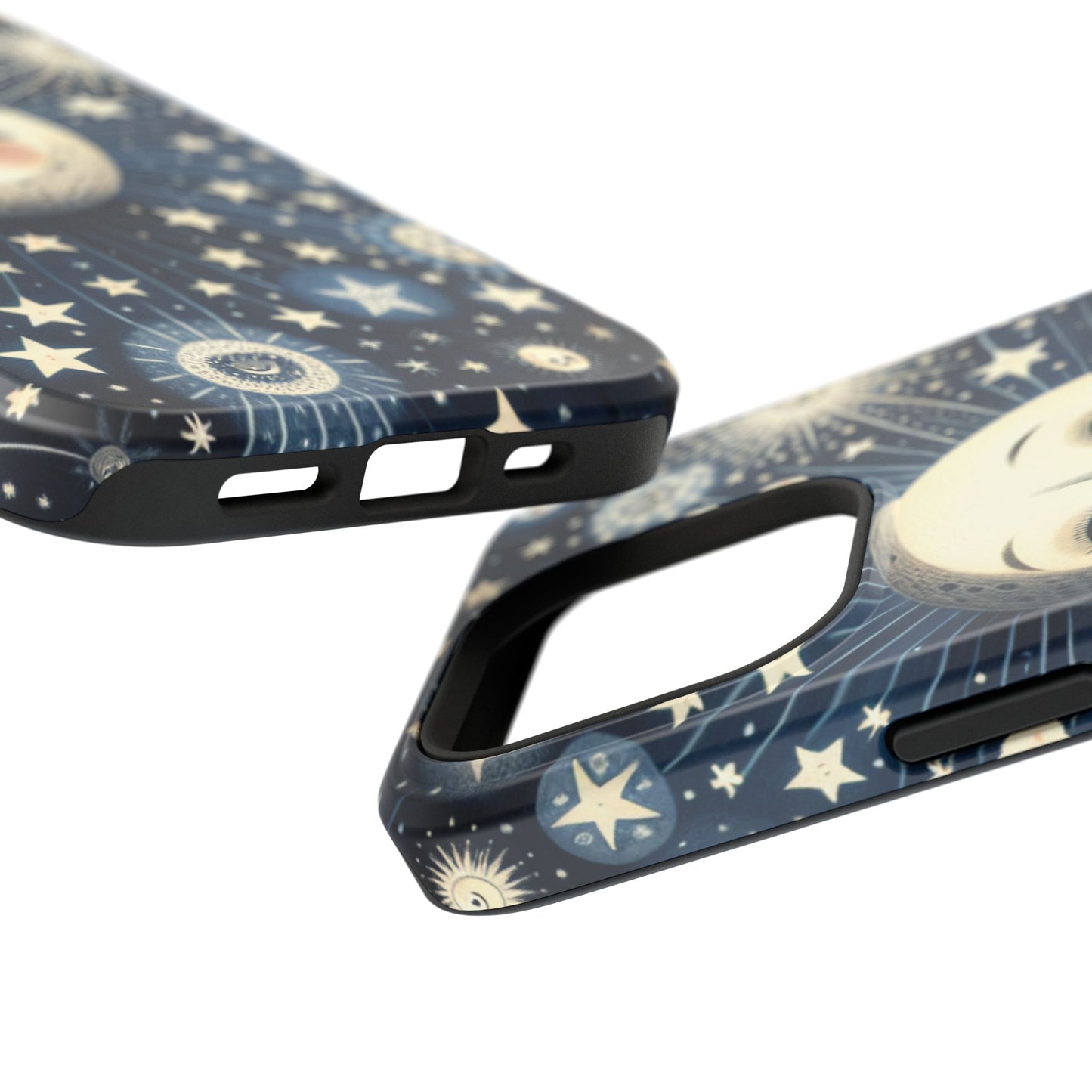 Celestial Impact-Resistant Cases, Protective Phone Cover, Moon & Stars Design, Gift for Astrology Lovers, Unique Phone Accessories, [...]