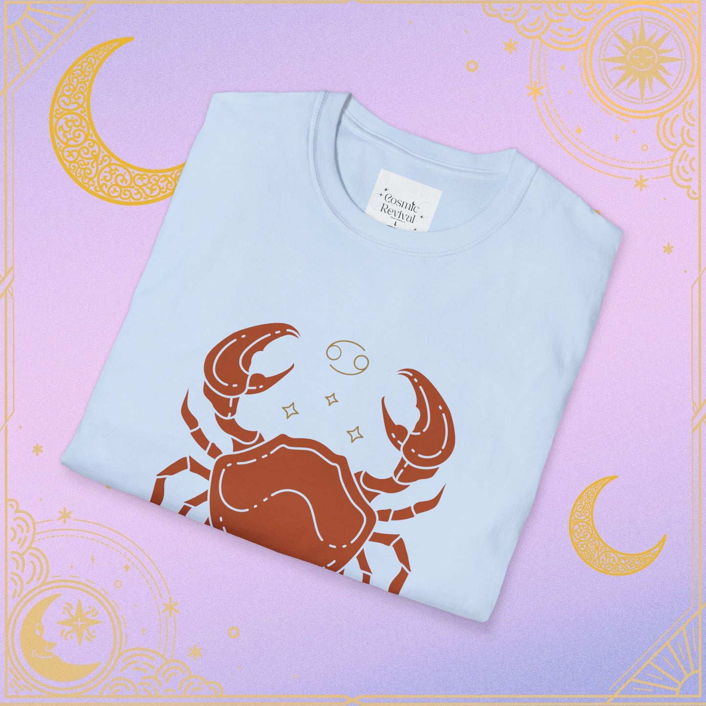 Cancer Zodiac Unisex Softstyle T-Shirt, Astrology Shirt, Horoscope Tee, Gift for Astrology Lovers, Birthday Gift, Zodiac Sign Apparel