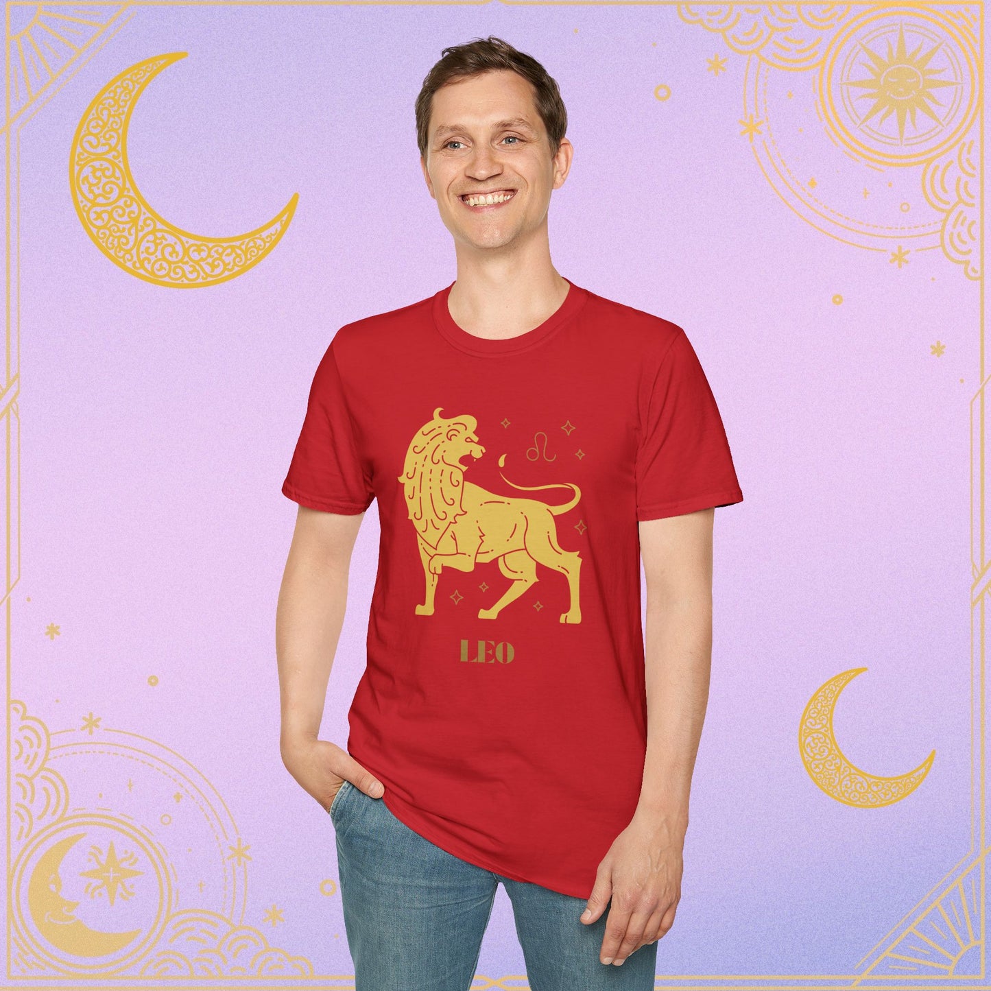 Leo Zodiac T-Shirt | Unisex Astrology Tee, Birthday Gift, July-August Celebrations, Astrology Lovers, Casual Wear, Horoscope T-shirt