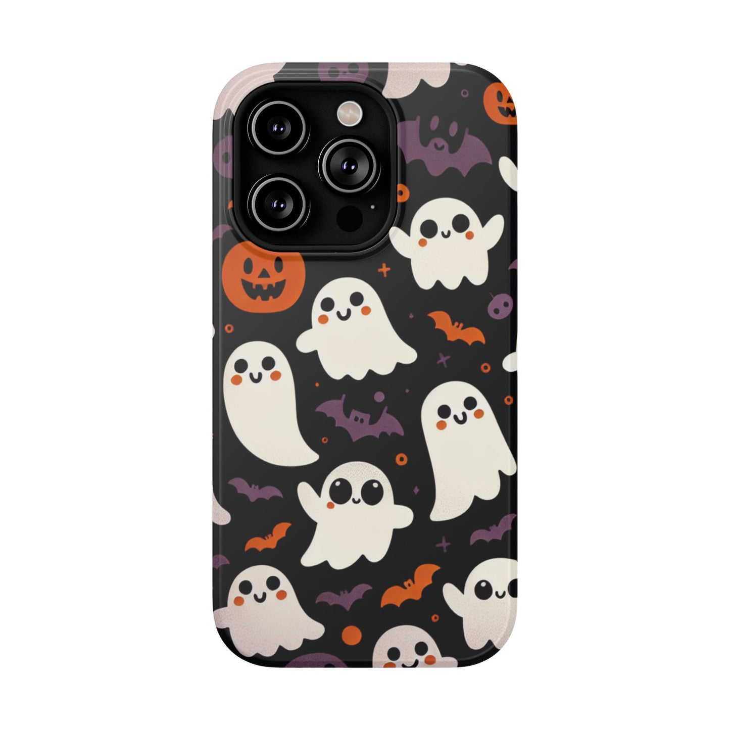 Halloween Ghost Phone Case, Cute Ghost Cases for iPhone, October Birthday Gift, Spooky Decor, Fun & Funky Cell Phone Cover