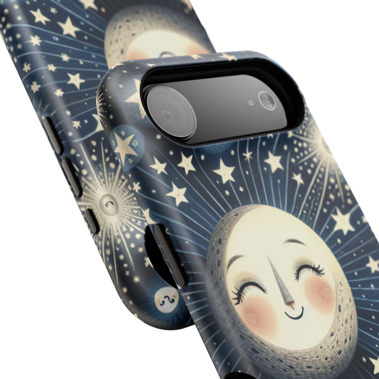 Celestial Impact-Resistant Cases, Protective Phone Cover, Moon & Stars Design, Gift for Astrology Lovers, Unique Phone Accessories, [...]