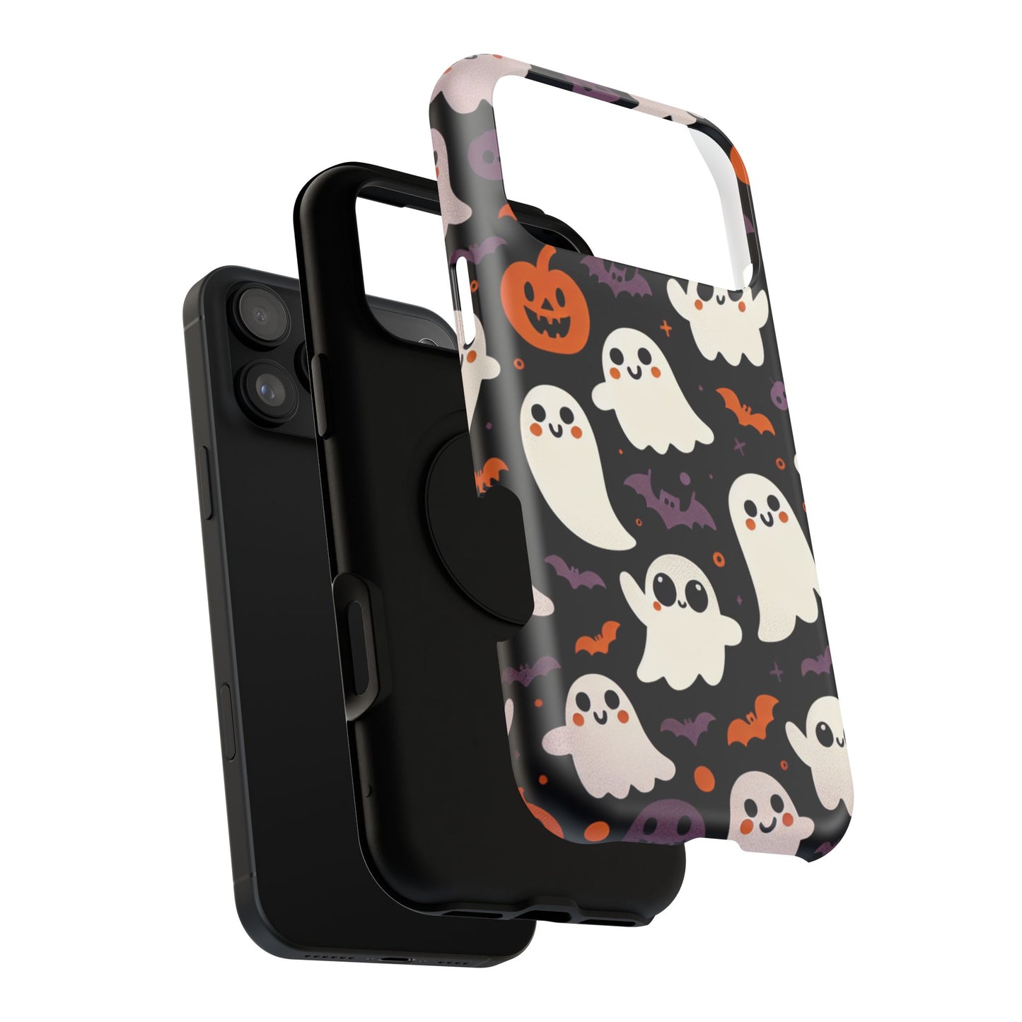 Halloween Ghost Phone Case, Cute Ghost Cases for iPhone, October Birthday Gift, Spooky Decor, Fun & Funky Cell Phone Cover