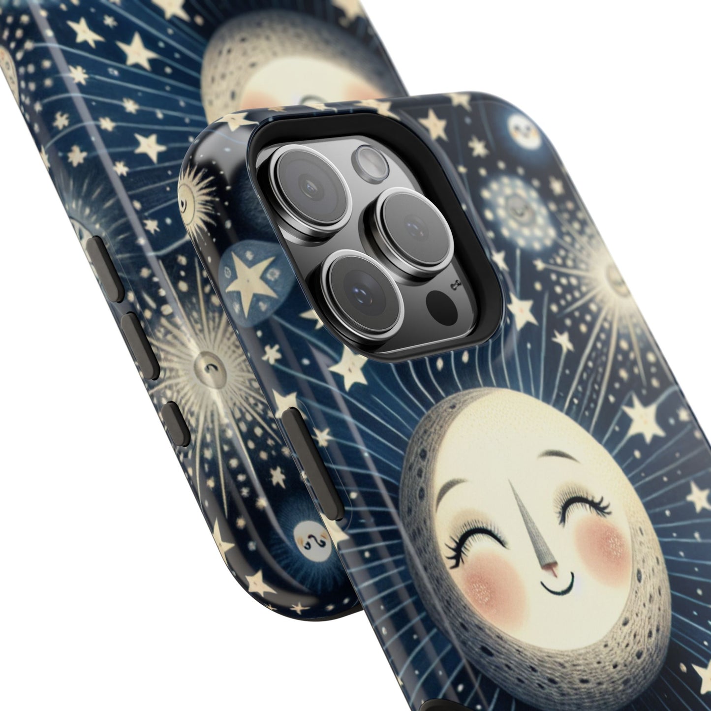 Celestial Impact-Resistant Cases, Protective Phone Cover, Moon & Stars Design, Gift for Astrology Lovers, Unique Phone Accessories, [...]