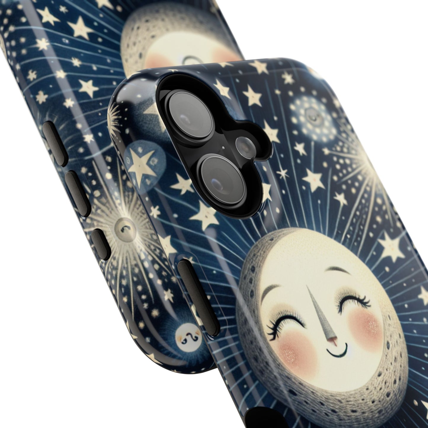 Celestial Impact-Resistant Cases, Protective Phone Cover, Moon & Stars Design, Gift for Astrology Lovers, Unique Phone Accessories, [...]