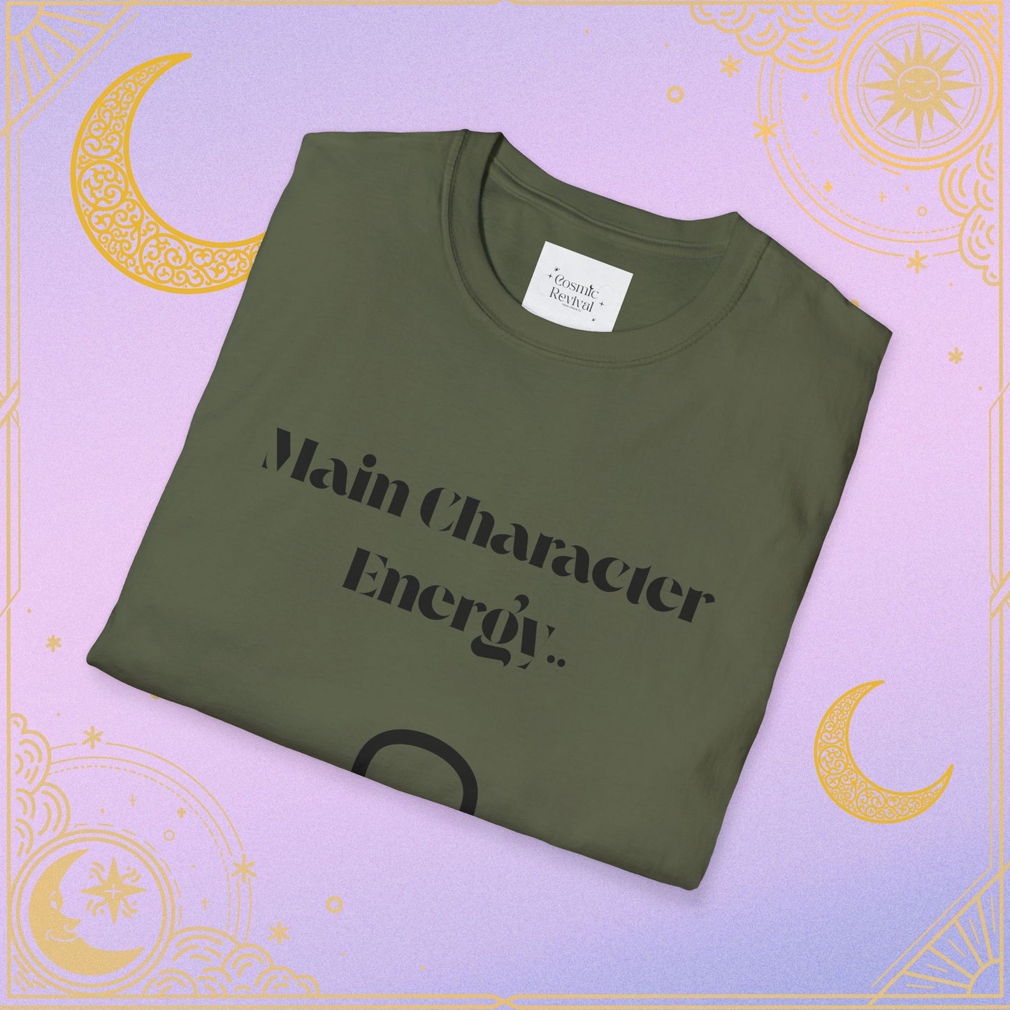 Main Character Energy Unisex T-Shirt, Astrology Tee, Gift for Leo, Casual Wear, Zodiac Shirt, Birthday Gift, Trendy Top
