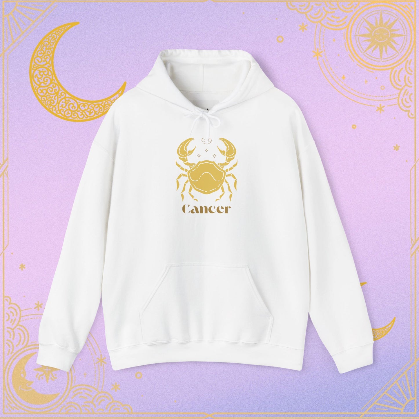 Cancer Zodiac Hoodie, Astrology Sweatshirt, Unisex Comfort Wear, Birthday Gift, Horoscope Apparel