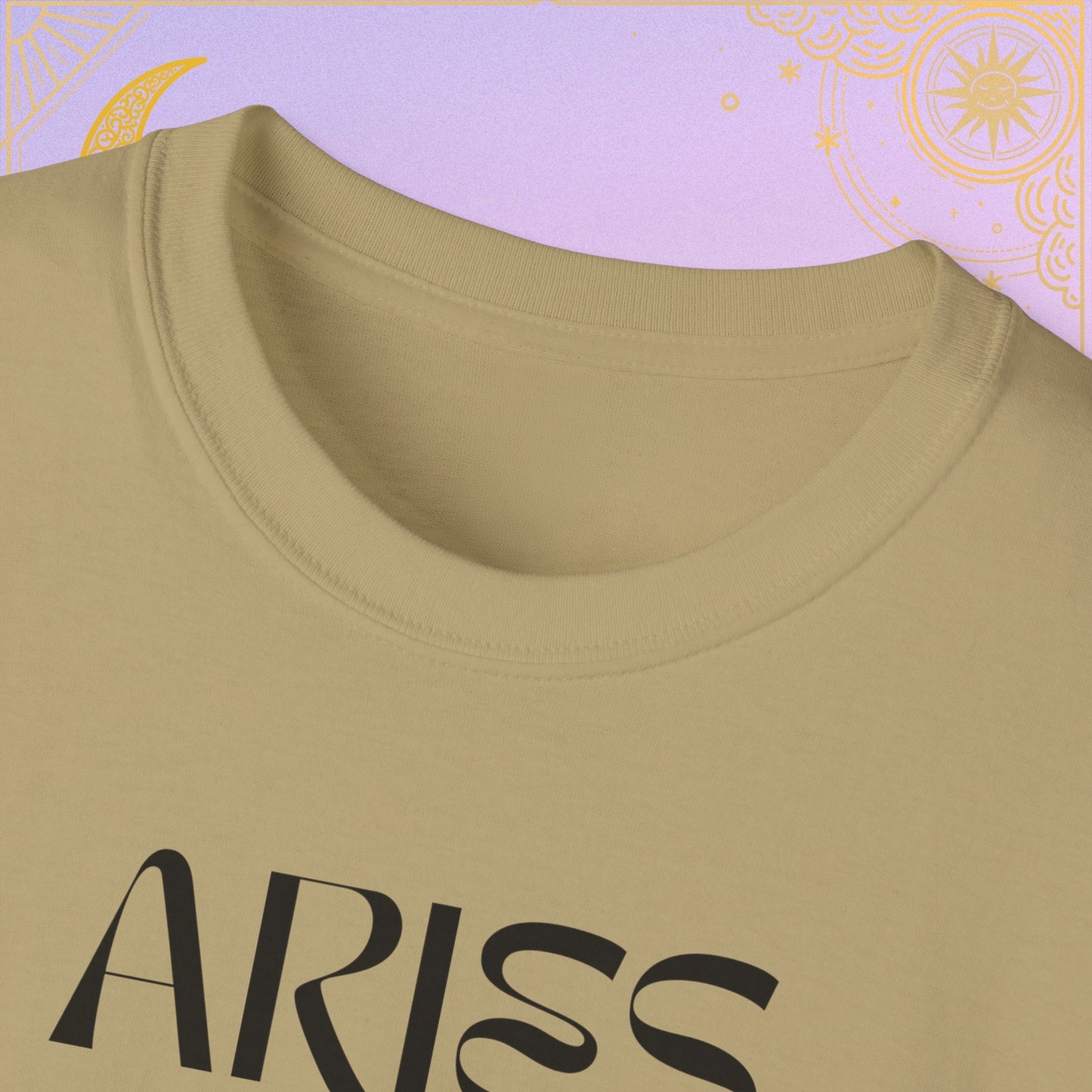 Astrology Aries Tee, Unisex Cotton Shirt, Zodiac Graphic T-Shirt, Birthday Gift, Horoscope Apparel, Astrology Fashion