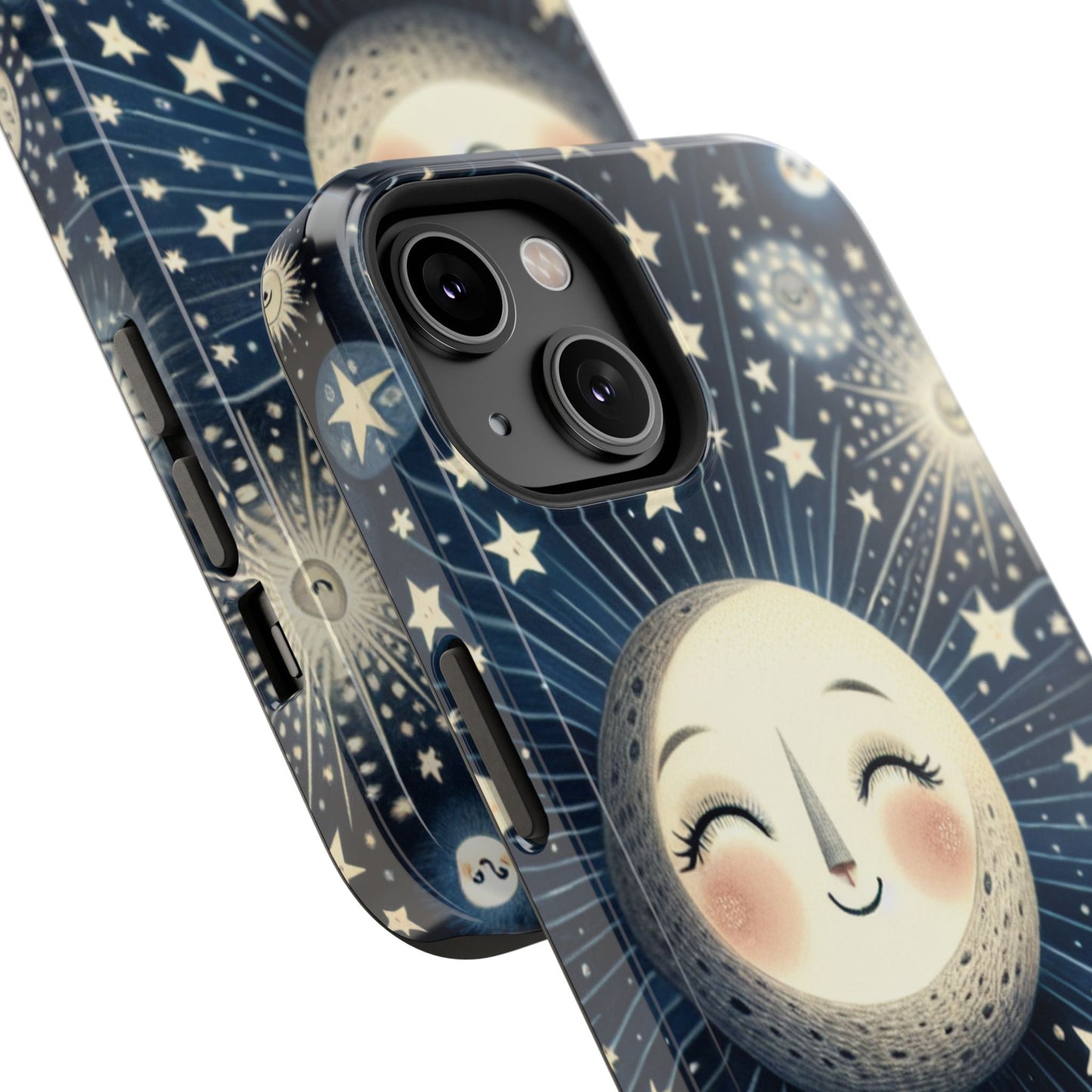Celestial Impact-Resistant Cases, Protective Phone Cover, Moon & Stars Design, Gift for Astrology Lovers, Unique Phone Accessories, [...]
