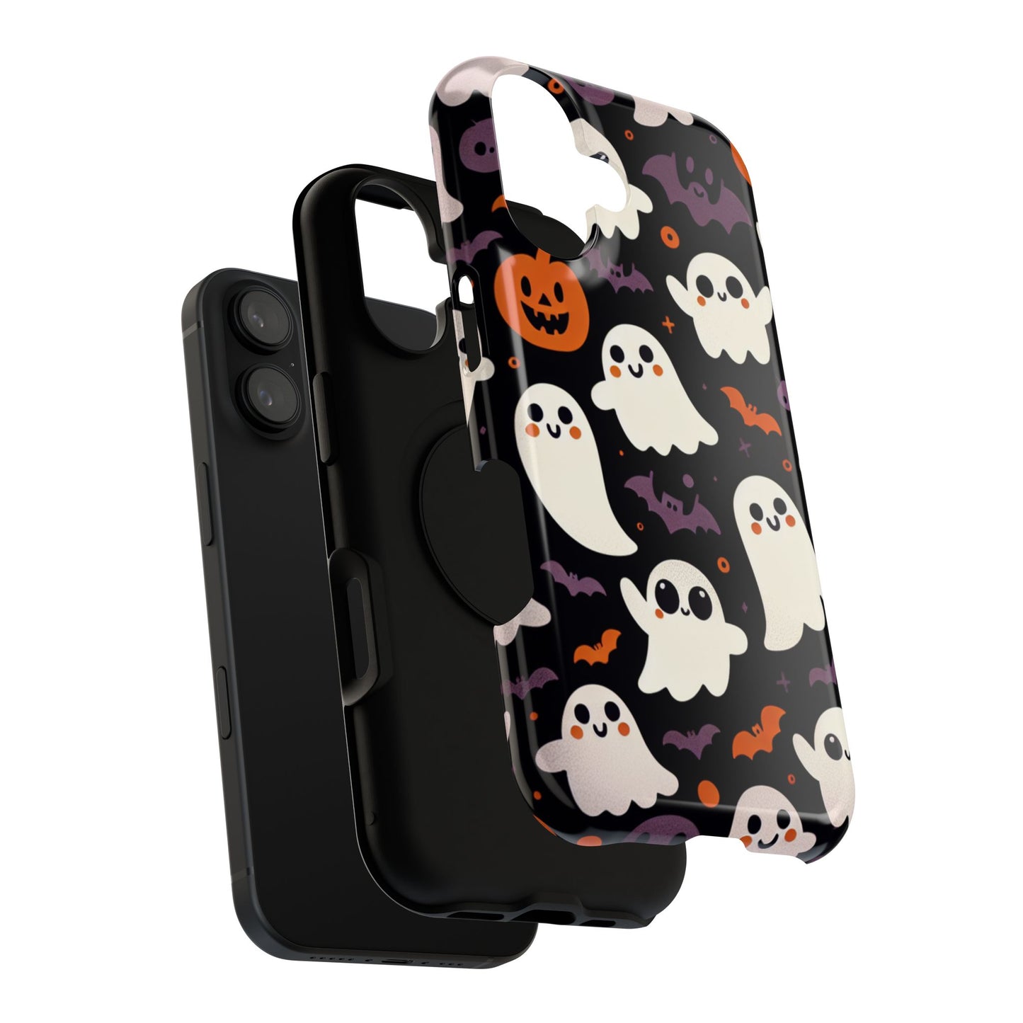 Halloween Ghost Phone Case, Cute Ghost Cases for iPhone, October Birthday Gift, Spooky Decor, Fun & Funky Cell Phone Cover