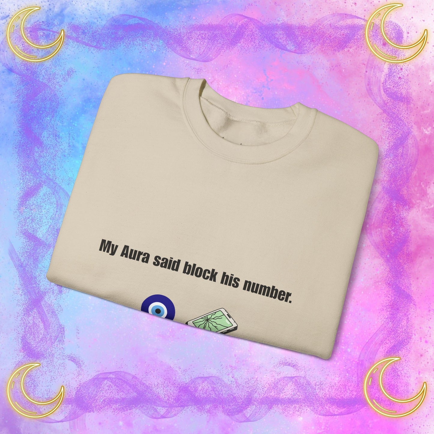 My Aura Says Block Number Sweatshirt, Unisex Crewneck for Casual Wear, Perfect Gift for Friends, Cozy Fall Sweater, Spiritual [...]