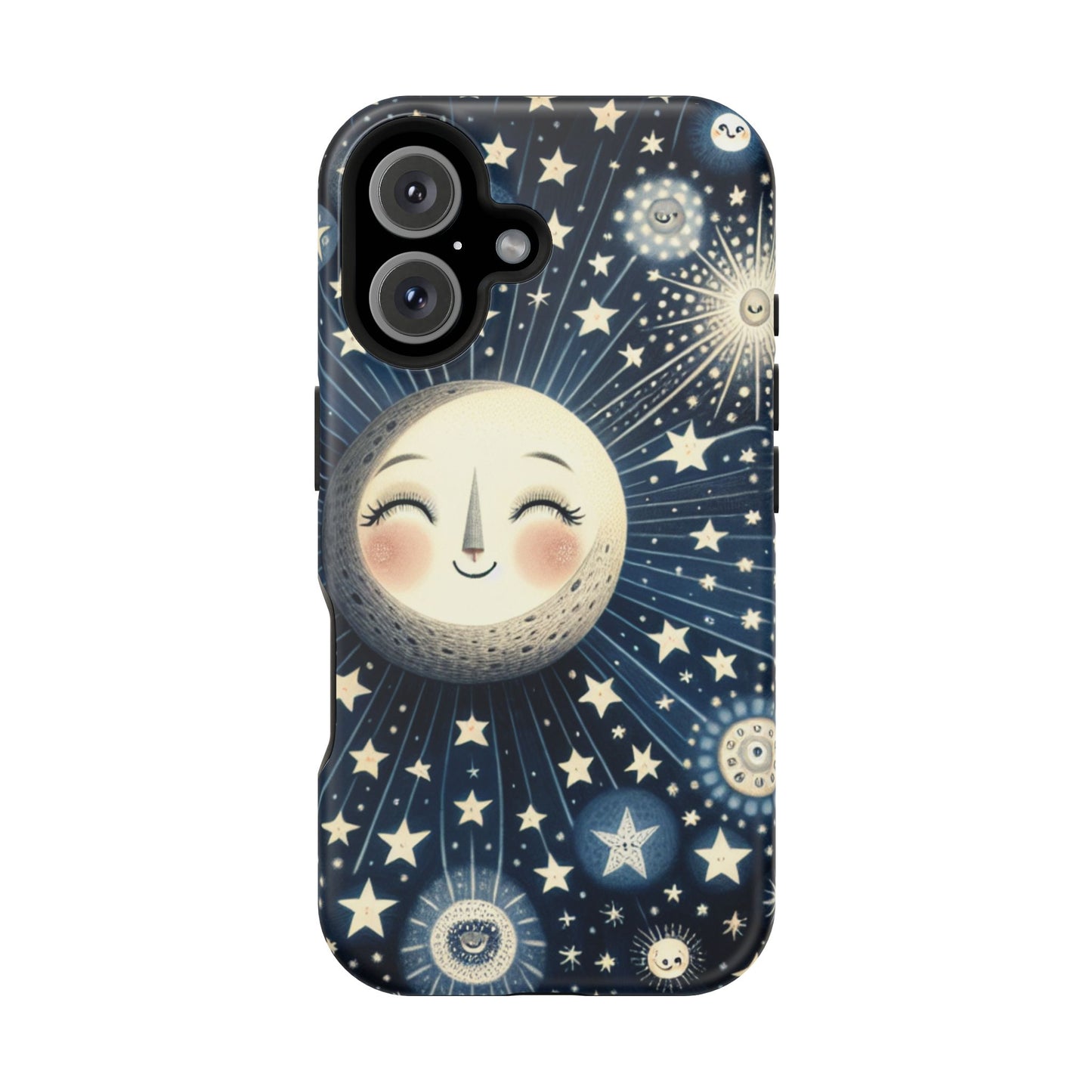 Celestial Impact-Resistant Cases, Protective Phone Cover, Moon & Stars Design, Gift for Astrology Lovers, Unique Phone Accessories, [...]