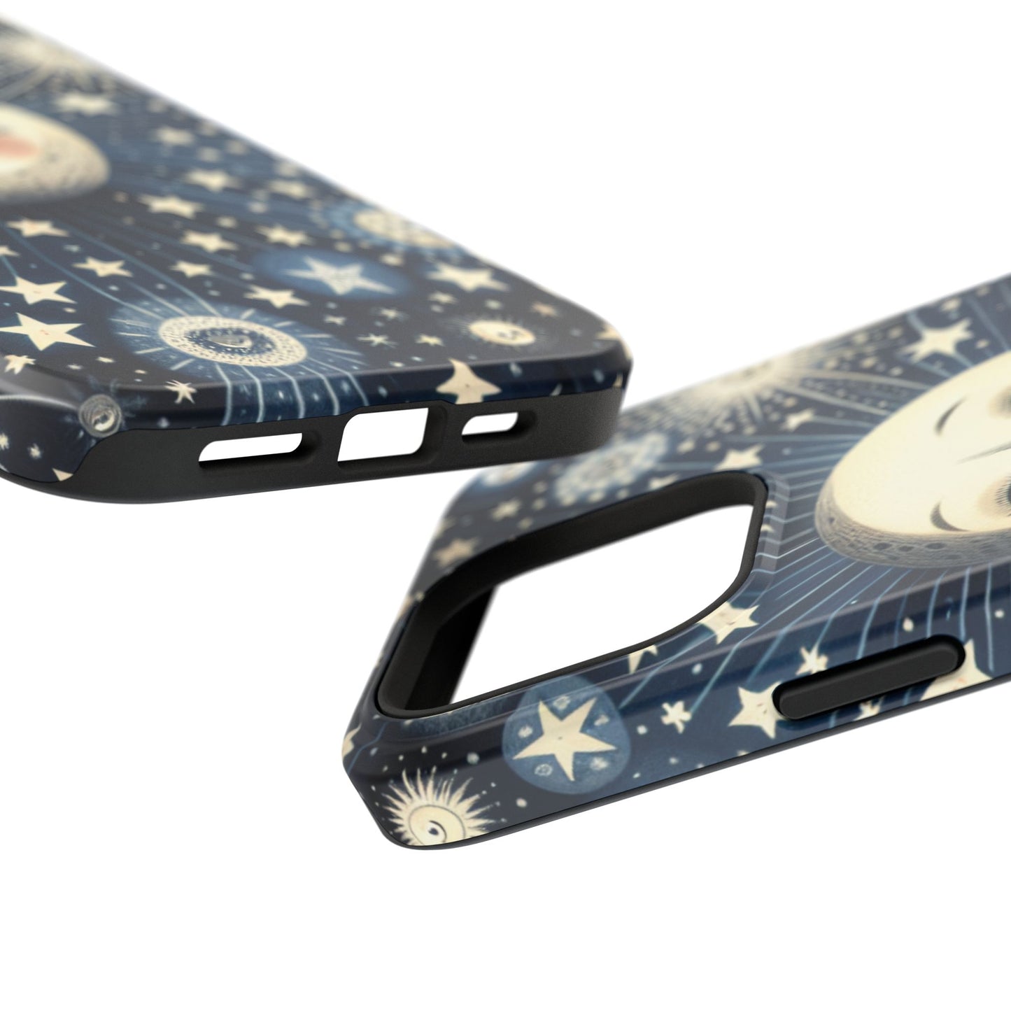 Celestial Impact-Resistant Cases, Protective Phone Cover, Moon & Stars Design, Gift for Astrology Lovers, Unique Phone Accessories, [...]