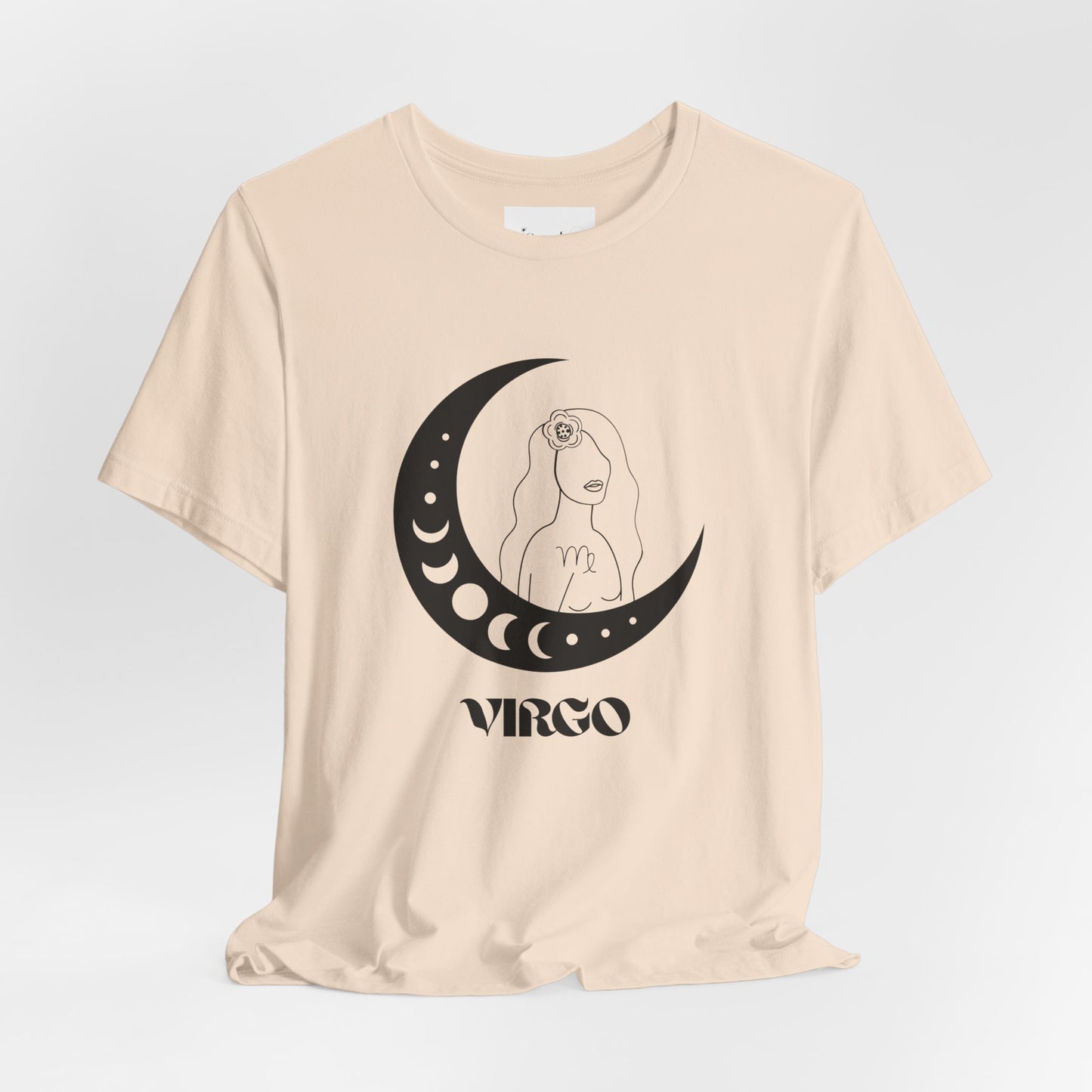 Virgo Moon Zodiac T-Shirt, Astrology Tee, Horoscope Gift, Celestial Apparel, Unisex Astrology Shirt