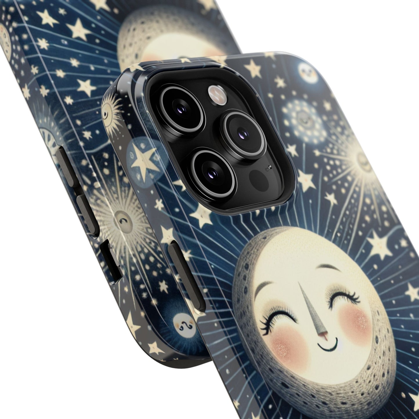 Celestial Impact-Resistant Cases, Protective Phone Cover, Moon & Stars Design, Gift for Astrology Lovers, Unique Phone Accessories, [...]