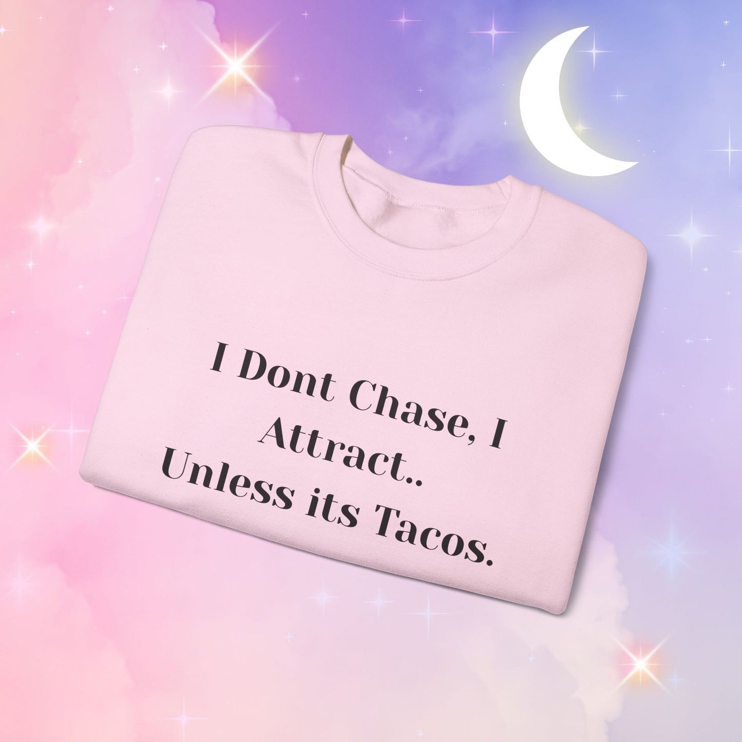 Taco-Themed Funny Crewneck Sweatshirt, Comfy Sweatshirt for Taco Lovers, Unisex Gift for Foodies, Casual Wear, Taco Gift