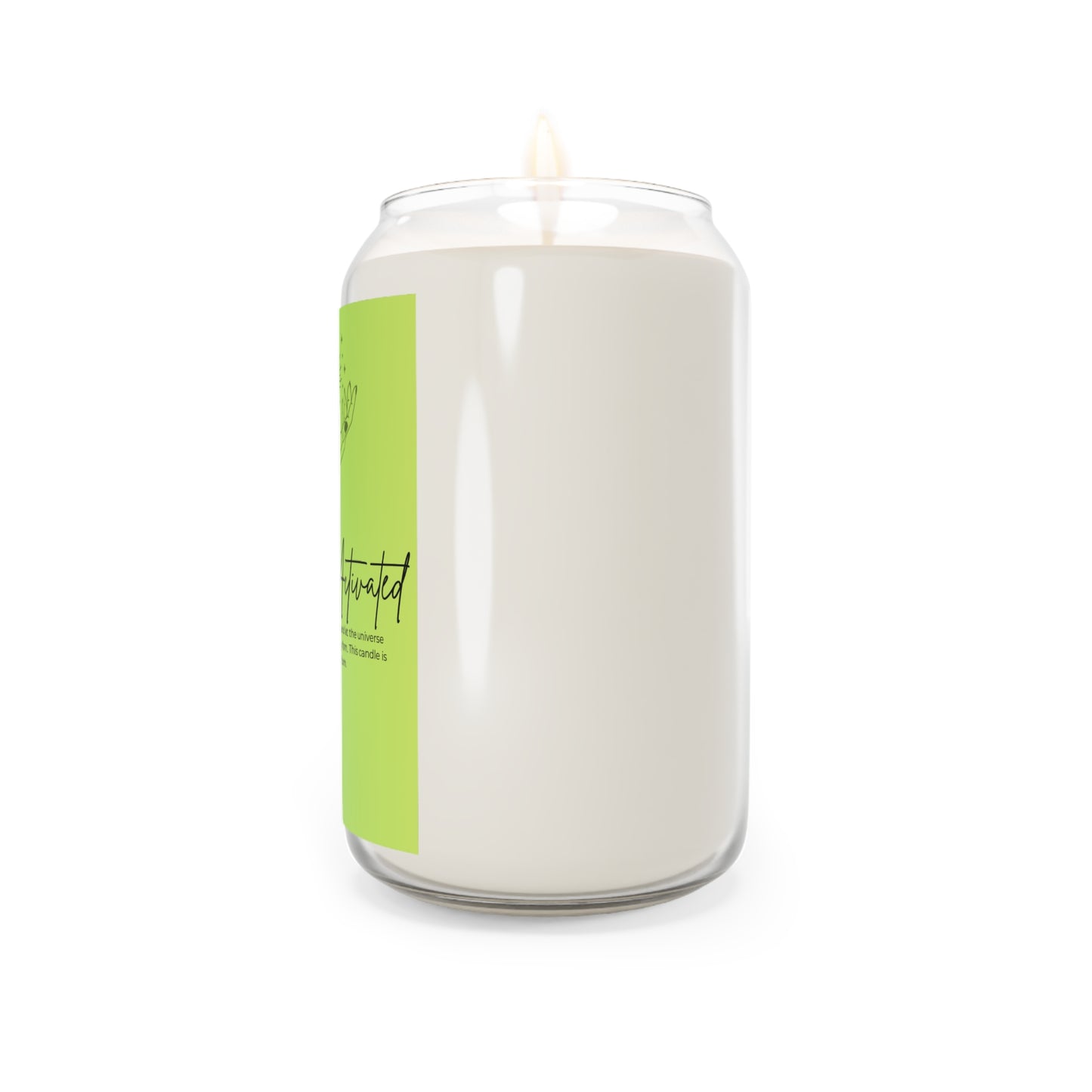 Abundance Activated Scented Soy Candle | 13.75oz | Wellness Gift, Meditation, Home Decor, Aromatherapy, Self-Care