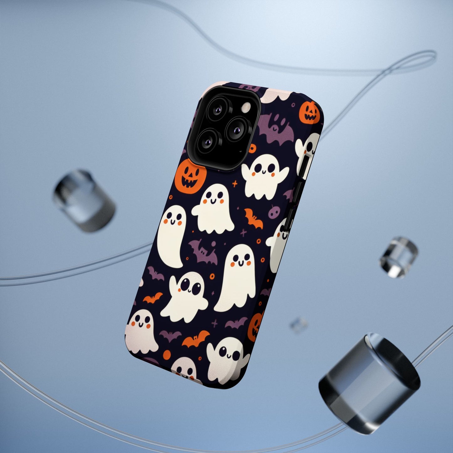 Halloween Ghost Phone Case, Cute Ghost Cases for iPhone, October Birthday Gift, Spooky Decor, Fun & Funky Cell Phone Cover
