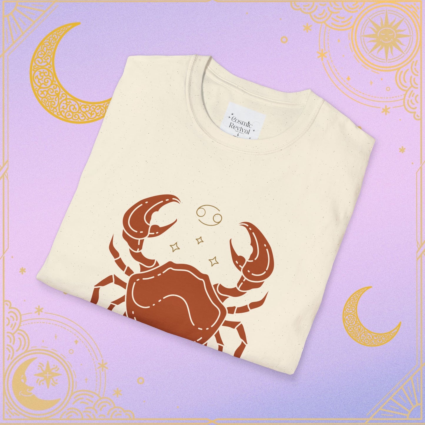 Cancer Zodiac Unisex Softstyle T-Shirt, Astrology Shirt, Horoscope Tee, Gift for Astrology Lovers, Birthday Gift, Zodiac Sign Apparel