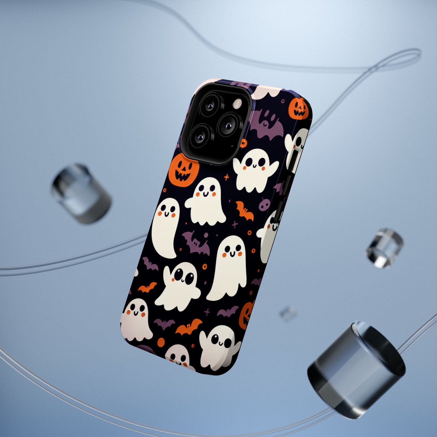 Halloween Ghost Phone Case, Cute Ghost Cases for iPhone, October Birthday Gift, Spooky Decor, Fun & Funky Cell Phone Cover