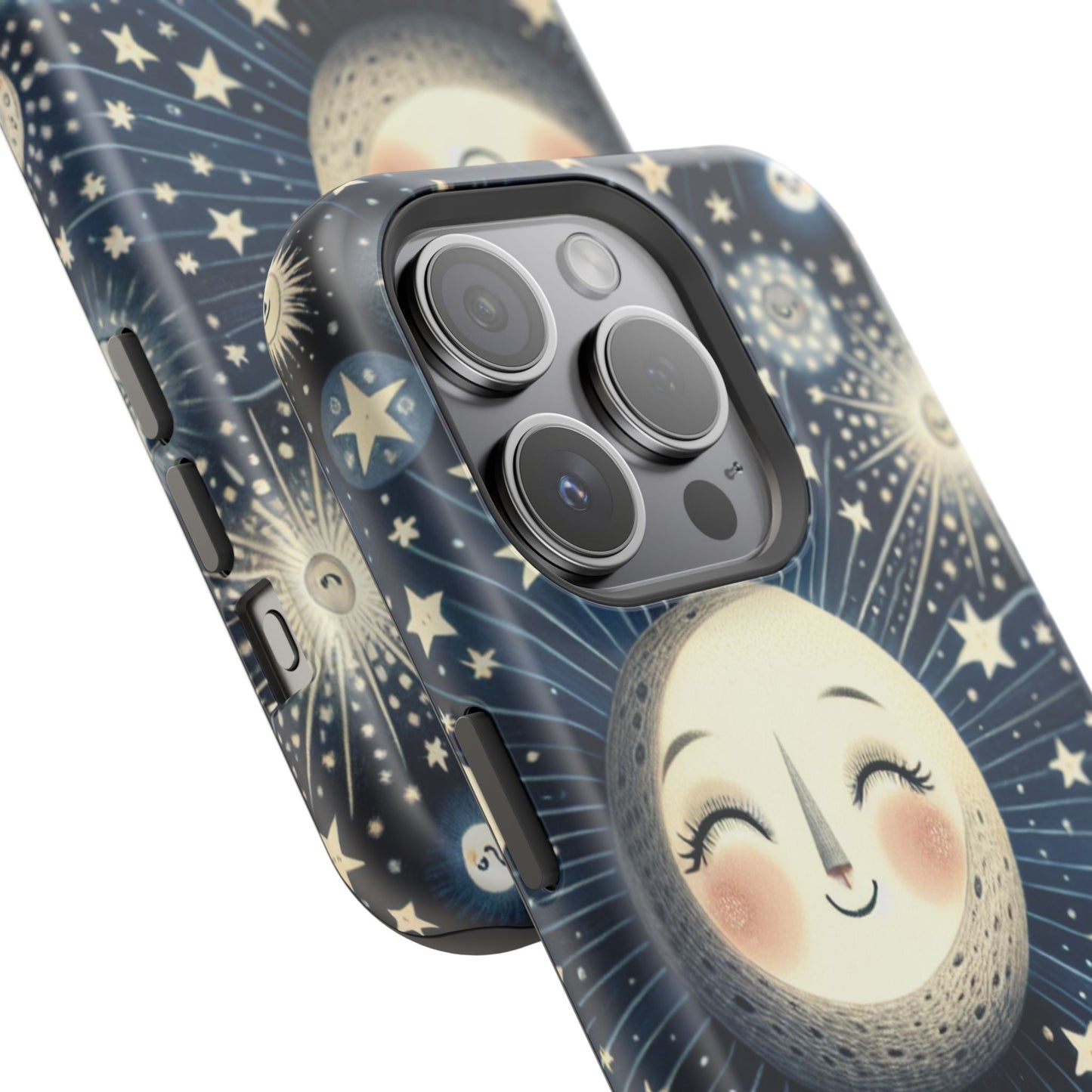 Celestial Impact-Resistant Cases, Protective Phone Cover, Moon & Stars Design, Gift for Astrology Lovers, Unique Phone Accessories, [...]