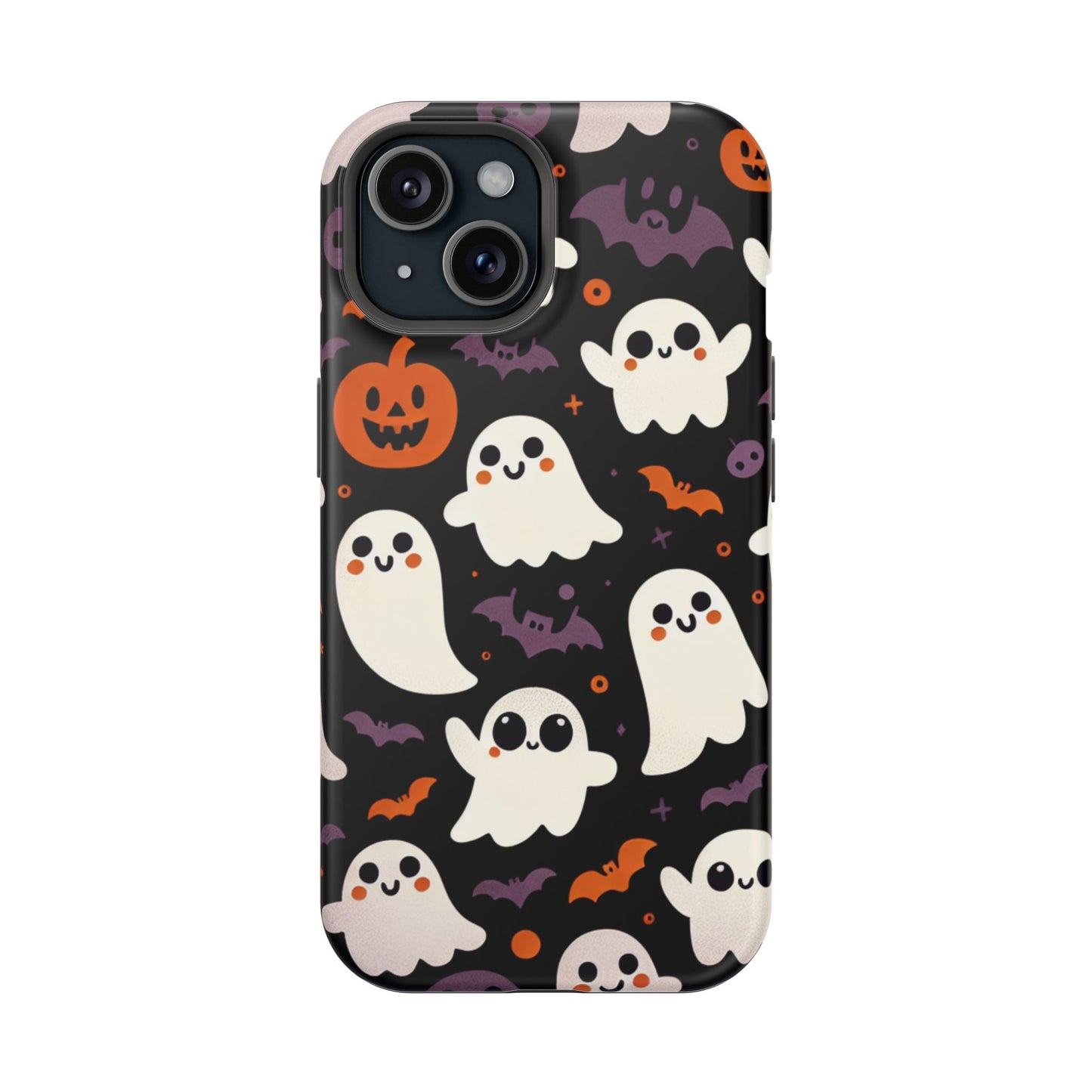 Halloween Ghost Phone Case, Cute Ghost Cases for iPhone, October Birthday Gift, Spooky Decor, Fun & Funky Cell Phone Cover