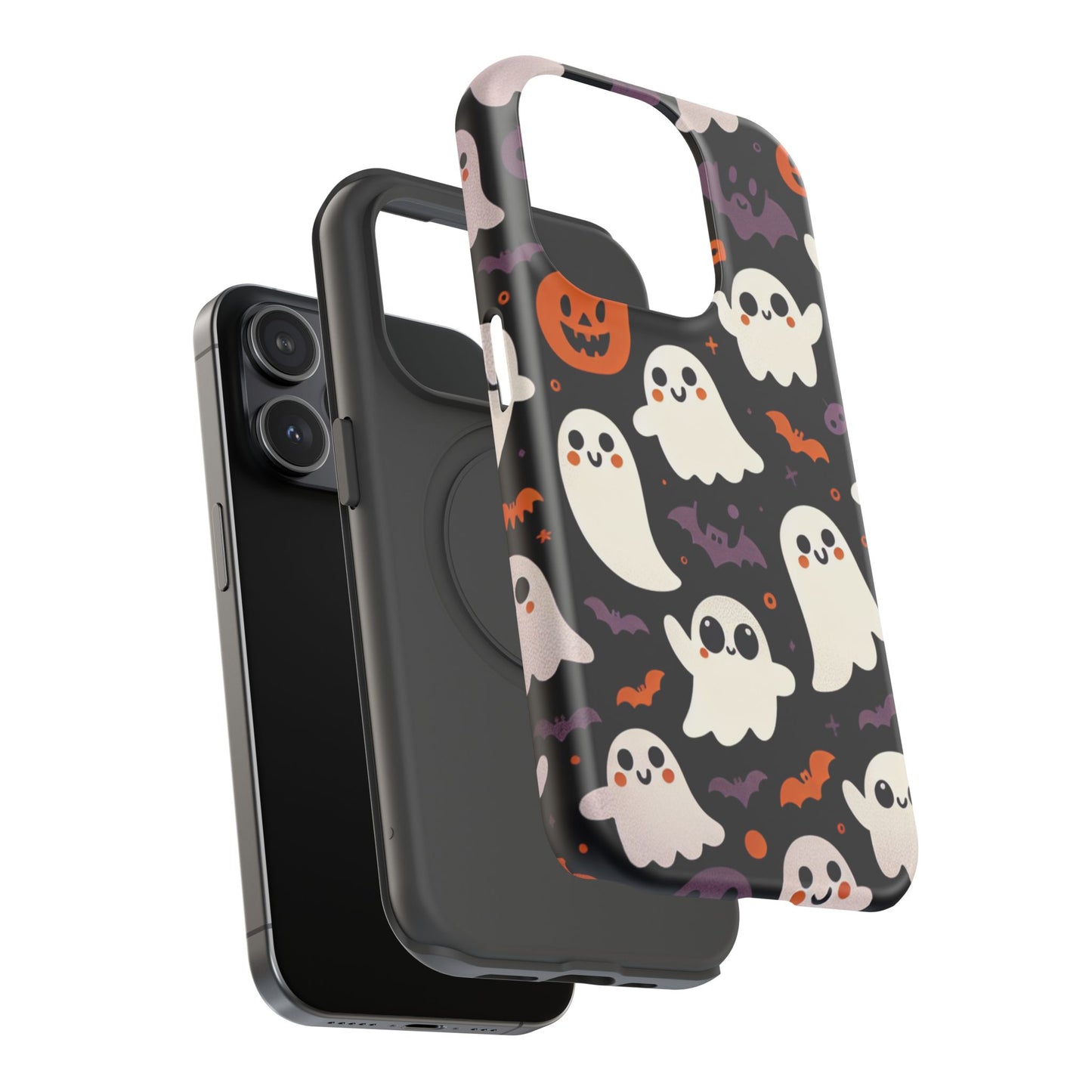 Halloween Ghost Phone Case, Cute Ghost Cases for iPhone, October Birthday Gift, Spooky Decor, Fun & Funky Cell Phone Cover
