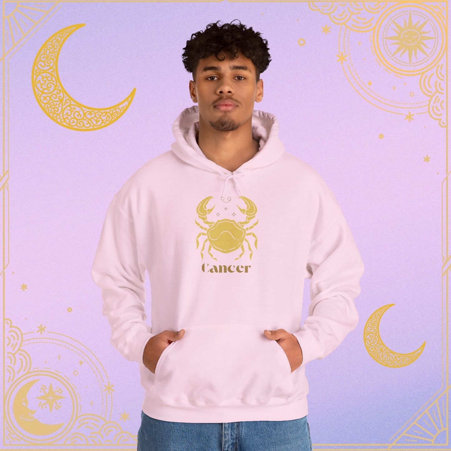 Cancer Zodiac Hoodie, Astrology Sweatshirt, Unisex Comfort Wear, Birthday Gift, Horoscope Apparel