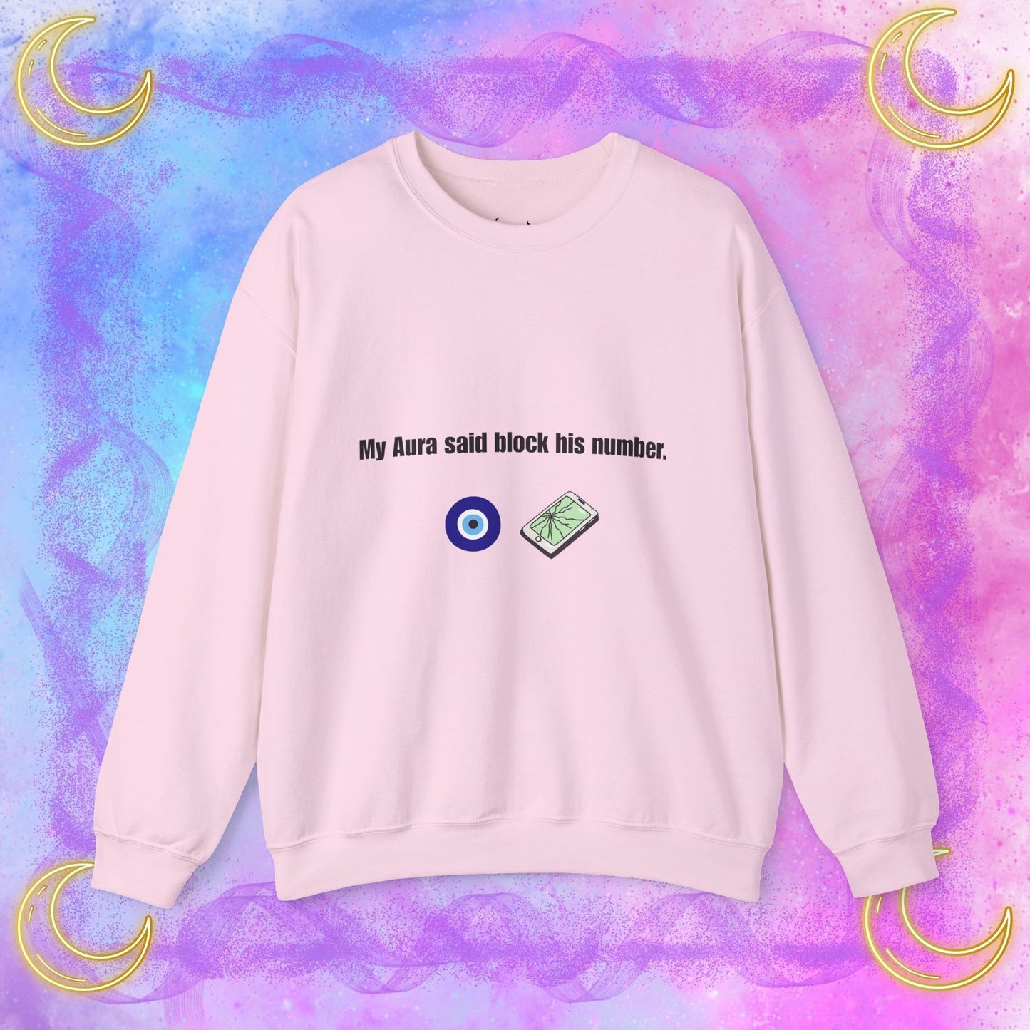 My Aura Says Block Number Sweatshirt, Unisex Crewneck for Casual Wear, Perfect Gift for Friends, Cozy Fall Sweater, Spiritual [...]