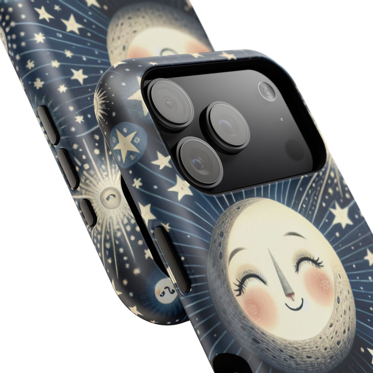 Celestial Impact-Resistant Cases, Protective Phone Cover, Moon & Stars Design, Gift for Astrology Lovers, Unique Phone Accessories, [...]