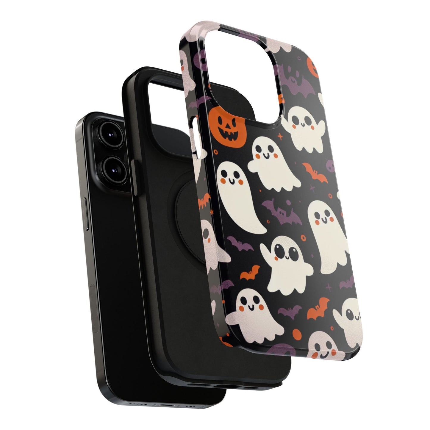 Halloween Ghost Phone Case, Cute Ghost Cases for iPhone, October Birthday Gift, Spooky Decor, Fun & Funky Cell Phone Cover