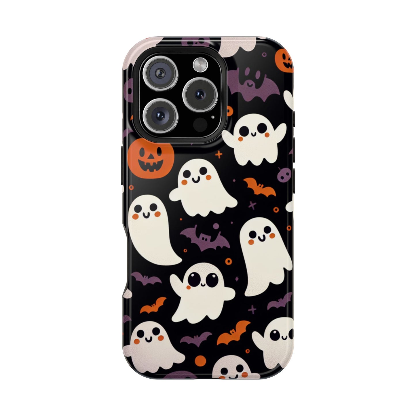 Halloween Ghost Phone Case, Cute Ghost Cases for iPhone, October Birthday Gift, Spooky Decor, Fun & Funky Cell Phone Cover