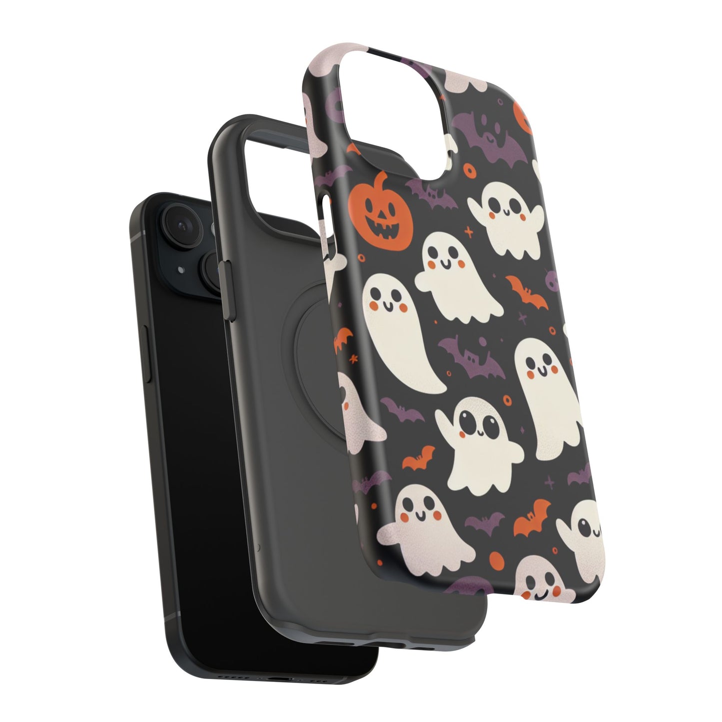 Halloween Ghost Phone Case, Cute Ghost Cases for iPhone, October Birthday Gift, Spooky Decor, Fun & Funky Cell Phone Cover