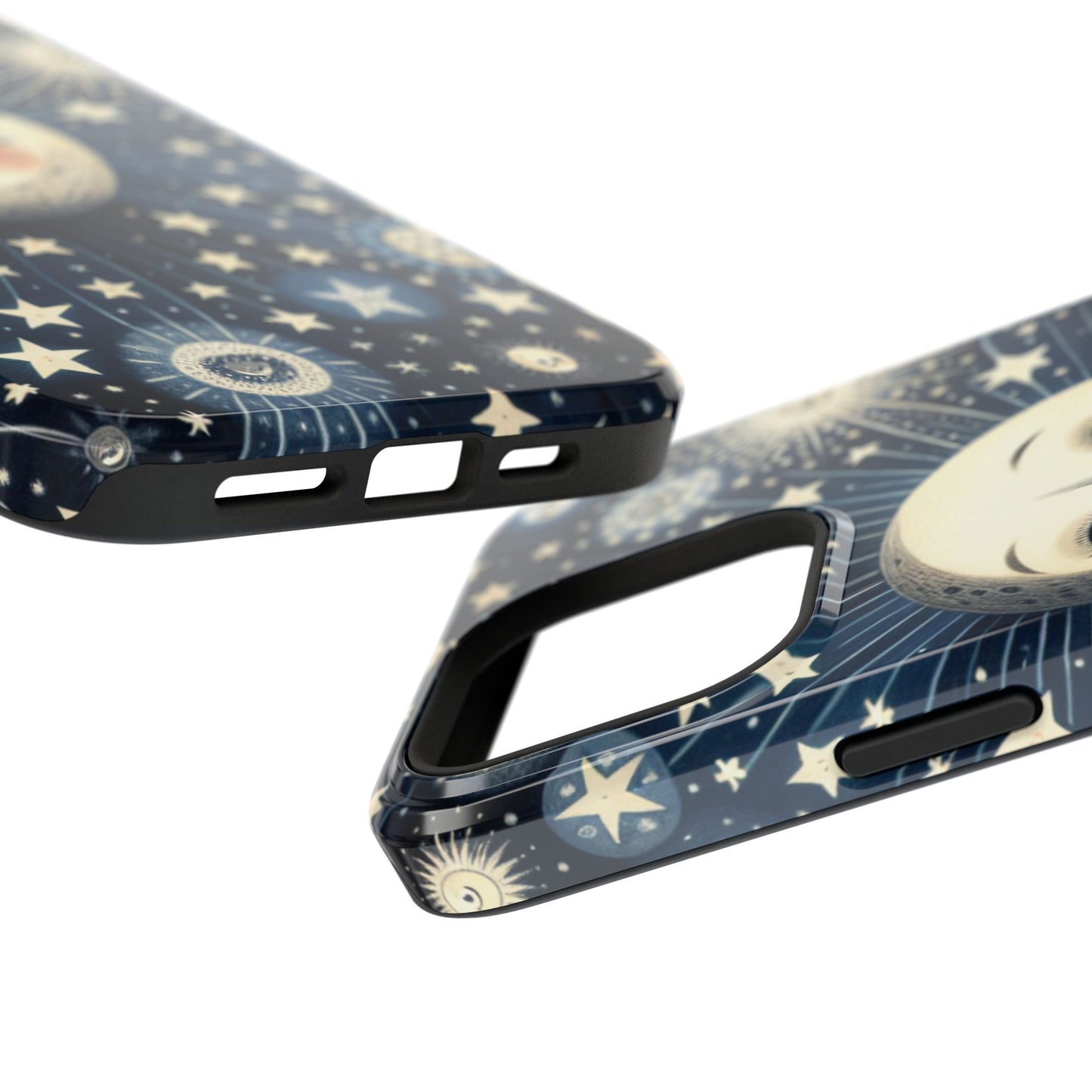 Celestial Impact-Resistant Cases, Protective Phone Cover, Moon & Stars Design, Gift for Astrology Lovers, Unique Phone Accessories, [...]