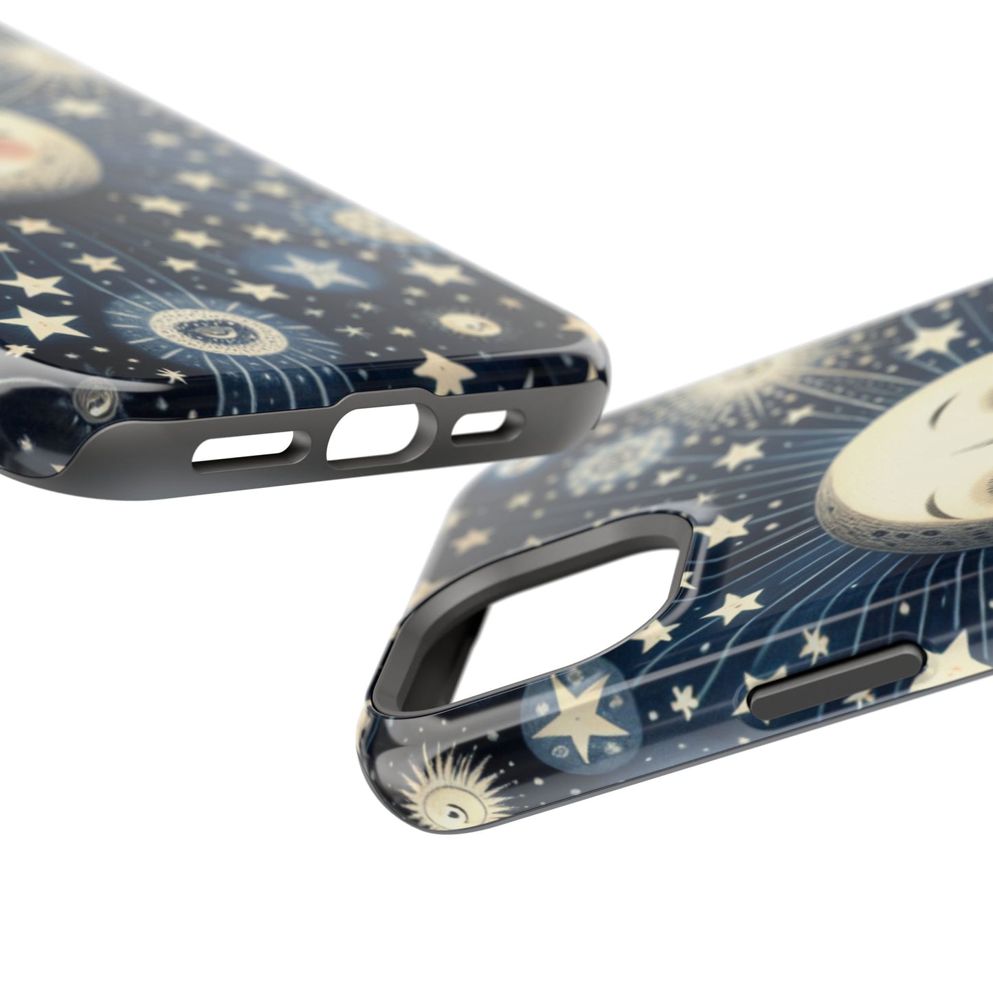 Celestial Impact-Resistant Cases, Protective Phone Cover, Moon & Stars Design, Gift for Astrology Lovers, Unique Phone Accessories, [...]