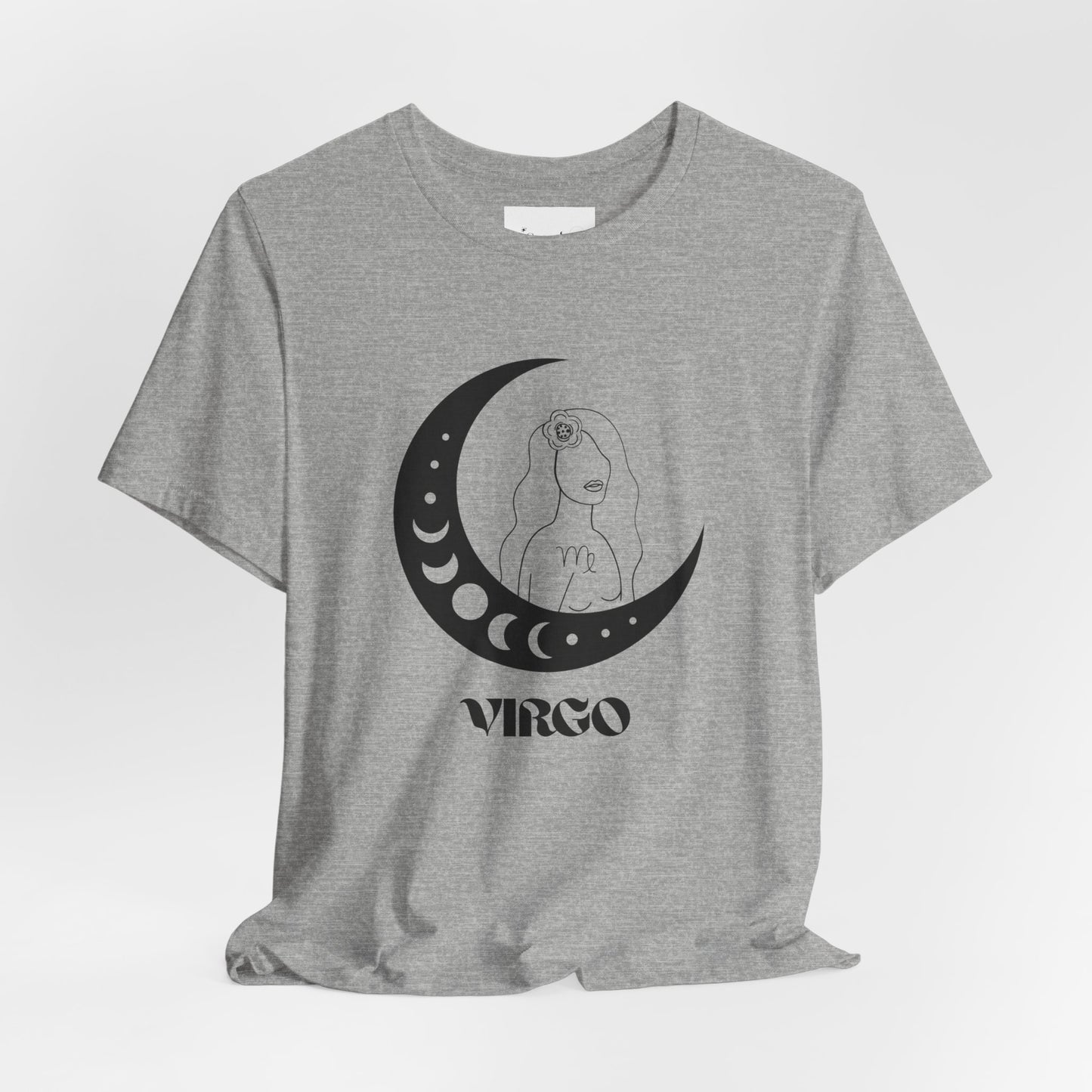Virgo Moon Zodiac T-Shirt, Astrology Tee, Horoscope Gift, Celestial Apparel, Unisex Astrology Shirt