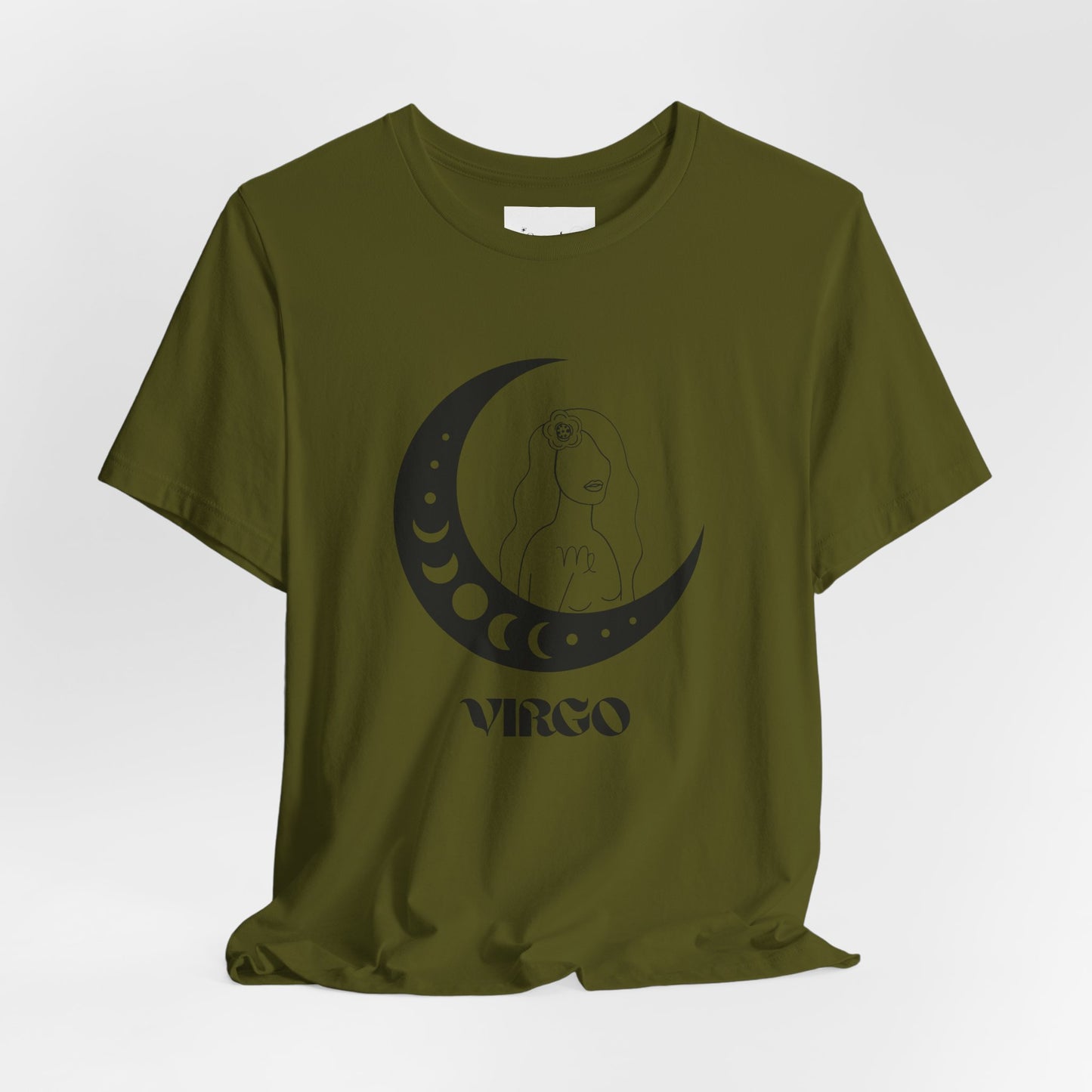 Virgo Moon Zodiac T-Shirt, Astrology Tee, Horoscope Gift, Celestial Apparel, Unisex Astrology Shirt