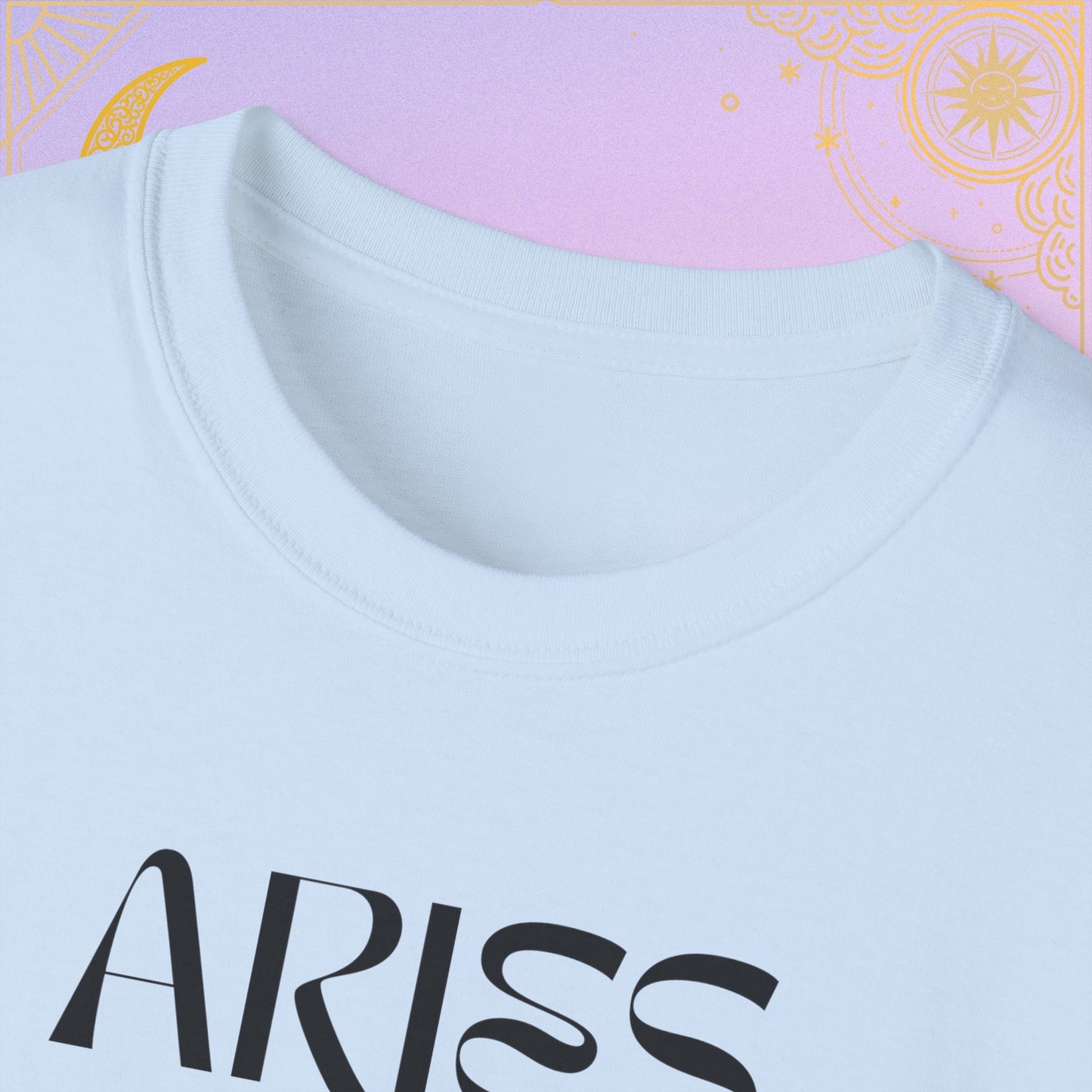 Astrology Aries Tee, Unisex Cotton Shirt, Zodiac Graphic T-Shirt, Birthday Gift, Horoscope Apparel, Astrology Fashion