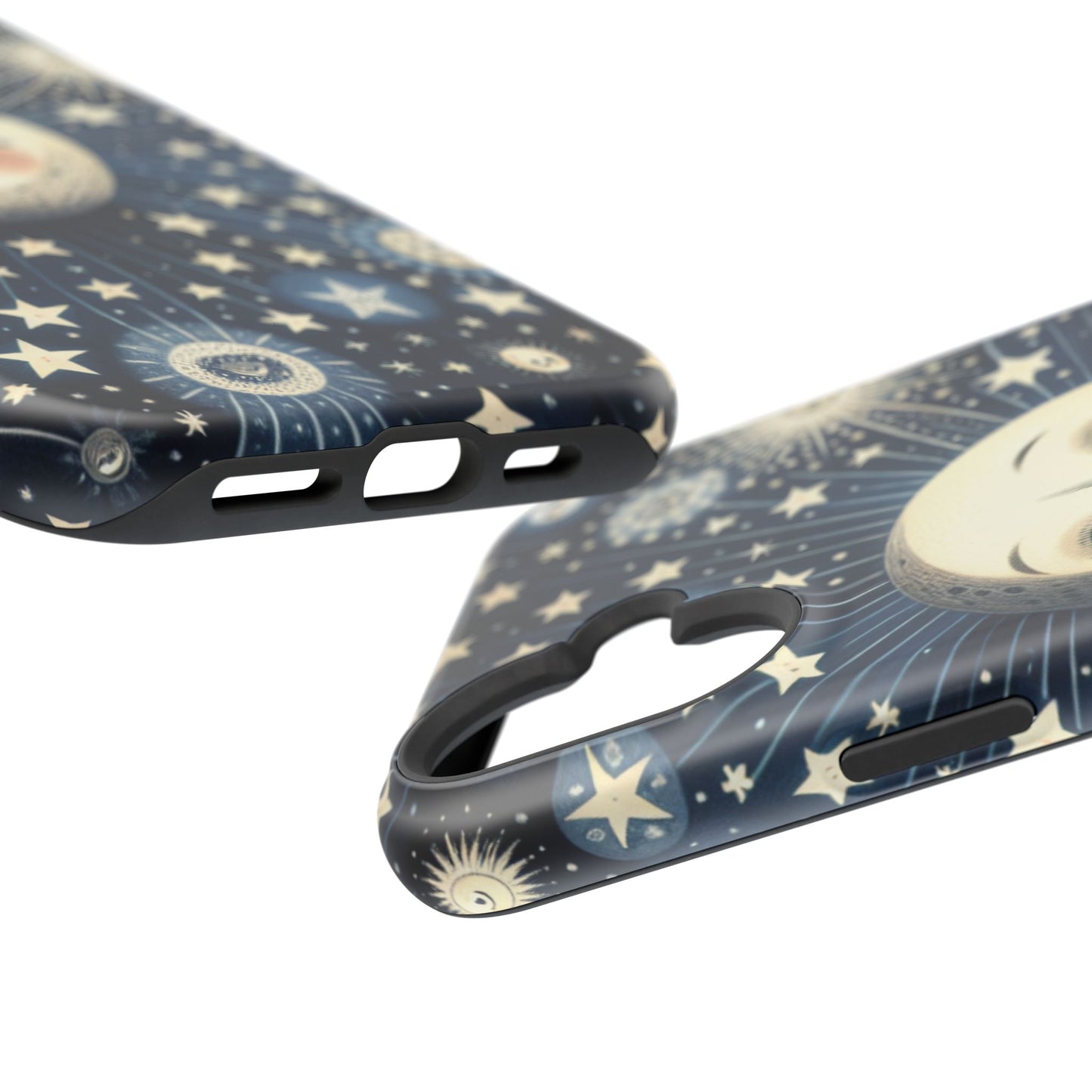 Celestial Impact-Resistant Cases, Protective Phone Cover, Moon & Stars Design, Gift for Astrology Lovers, Unique Phone Accessories, [...]